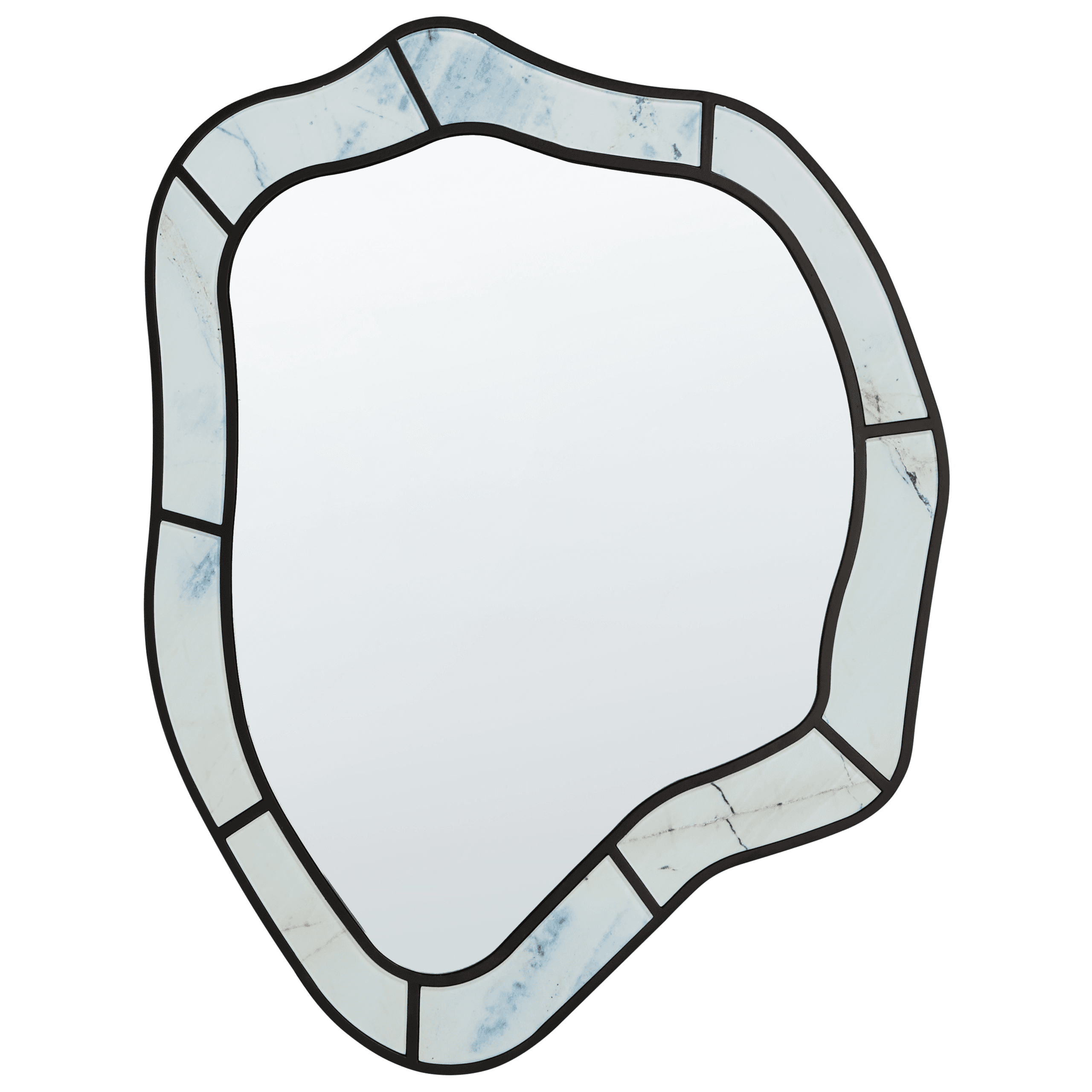 Seinäpeili LIVERDUN 64 cm 86 cm Vaaleansininen