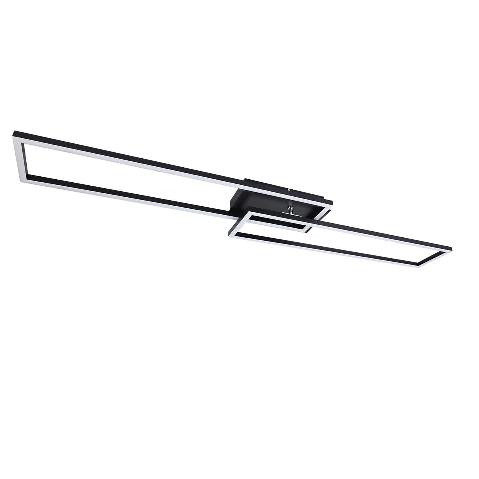 NETTLIFE LED - kattovalaisin,2 mustaa,102CM,moderni,himmennettävä,kaukosäätimellä,36W