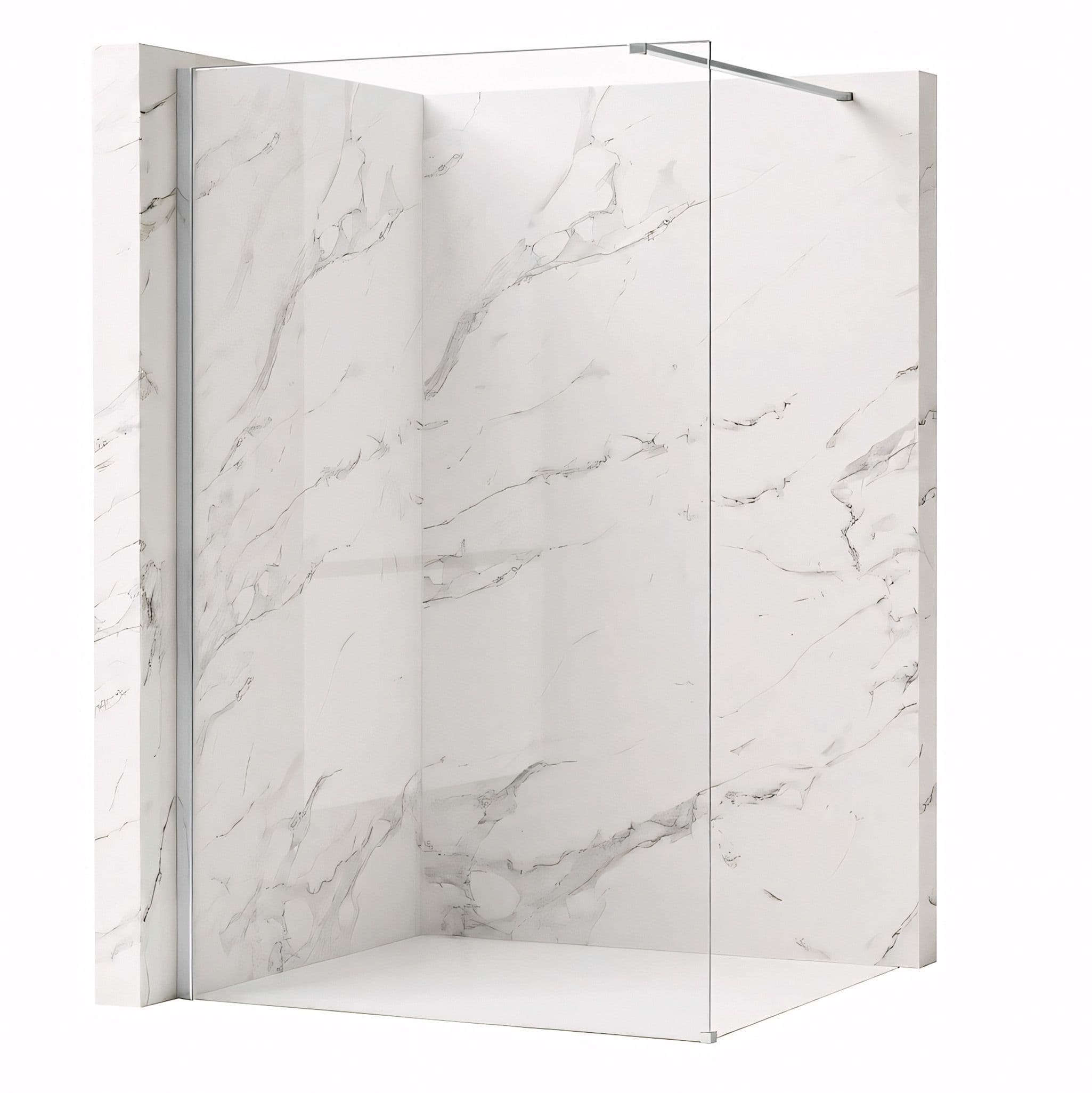 REA Suihkuseinä Flexi 130 kromi, 130X0, 8X195CM