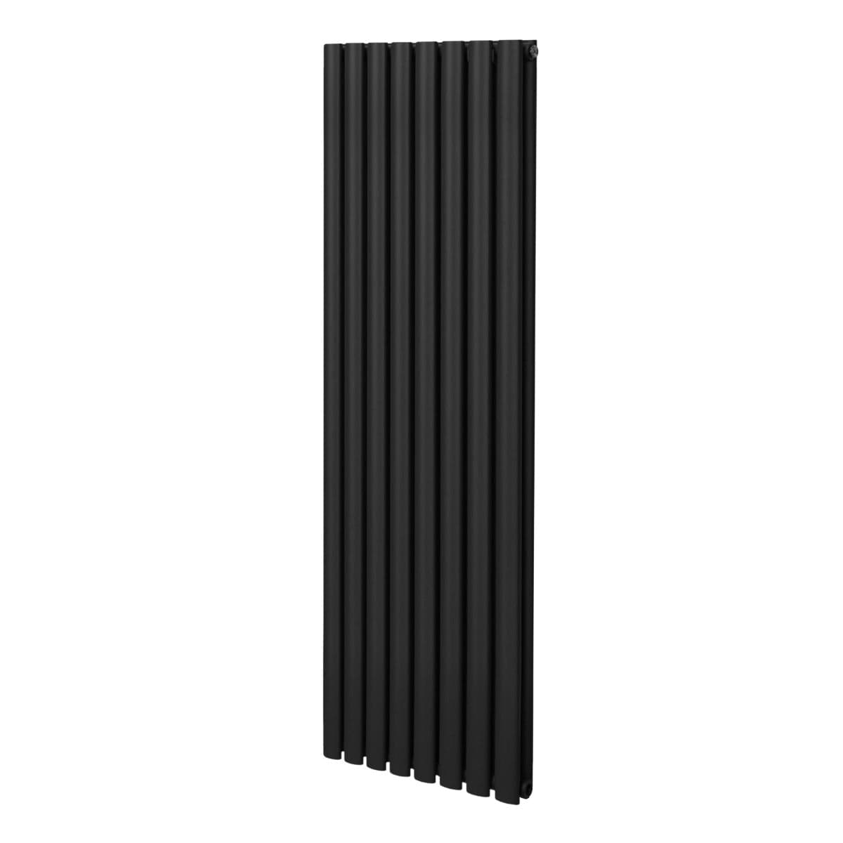 Soikea pylväspatteri – 1600 mm x 480 mm – Musta