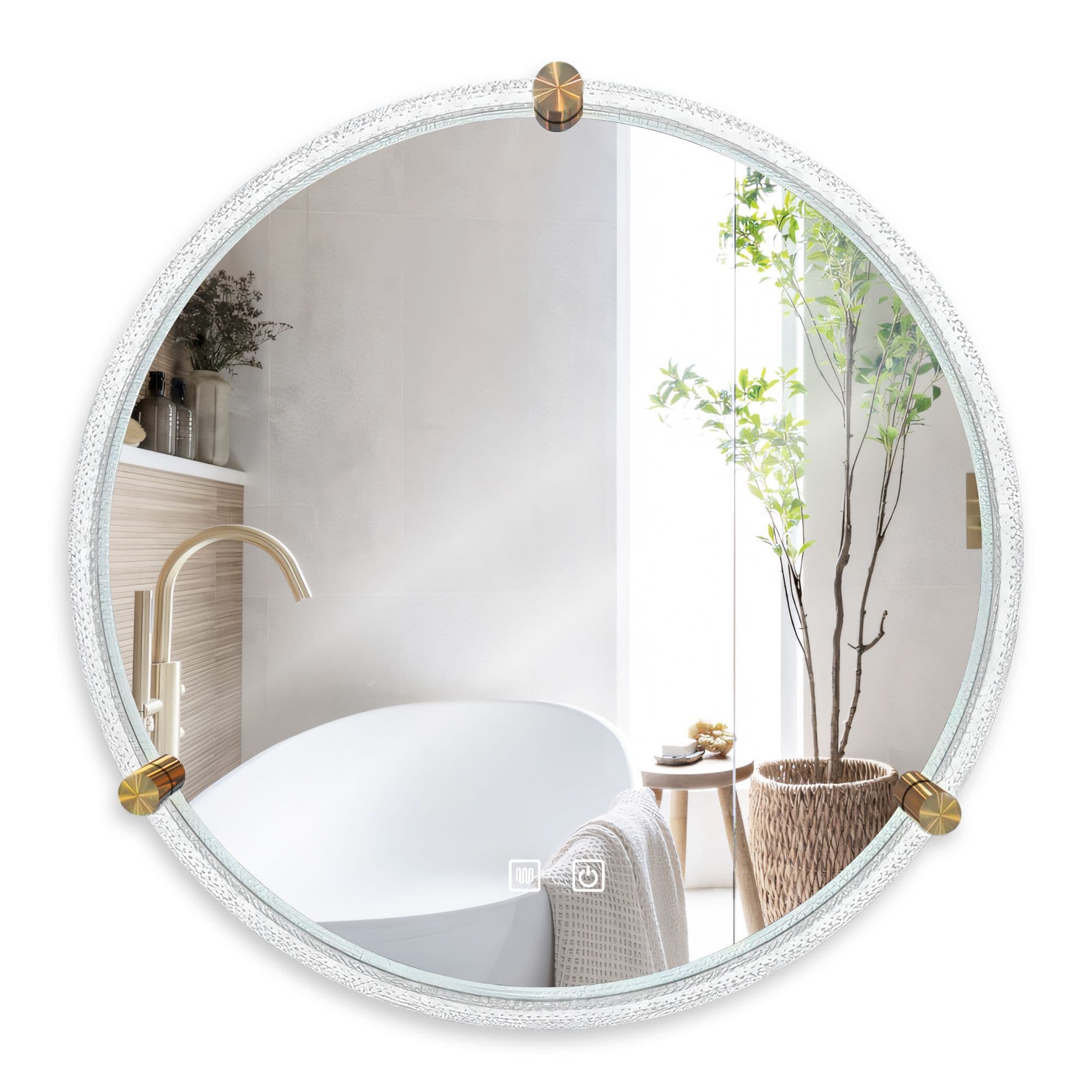 TUTUMI LED-seinäpeili HOM-06911 70 läpinäkyvä, 70x70x5cm