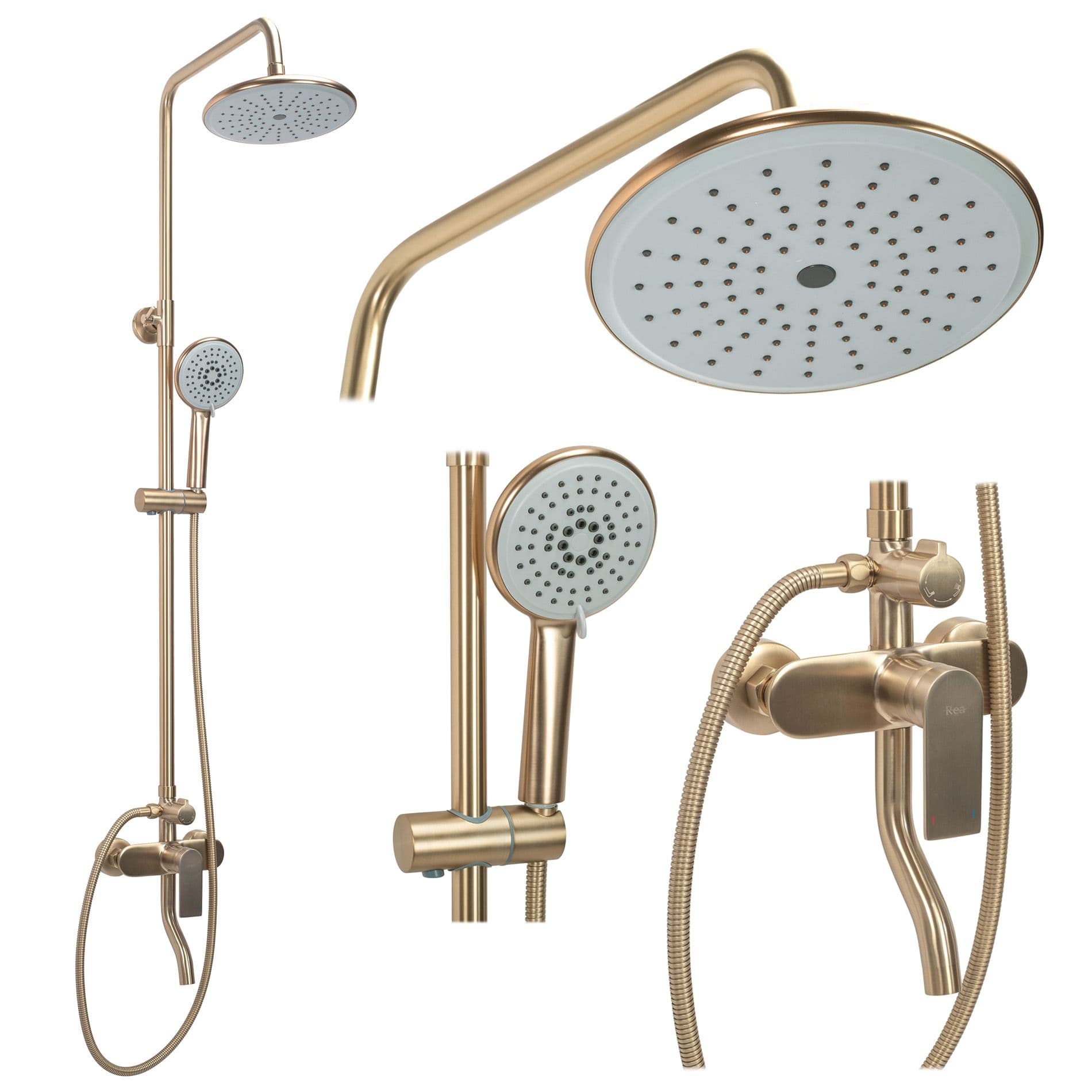 REA suihkusetti VERSO harjattu kulta, 45, 5X22X143, 5CM