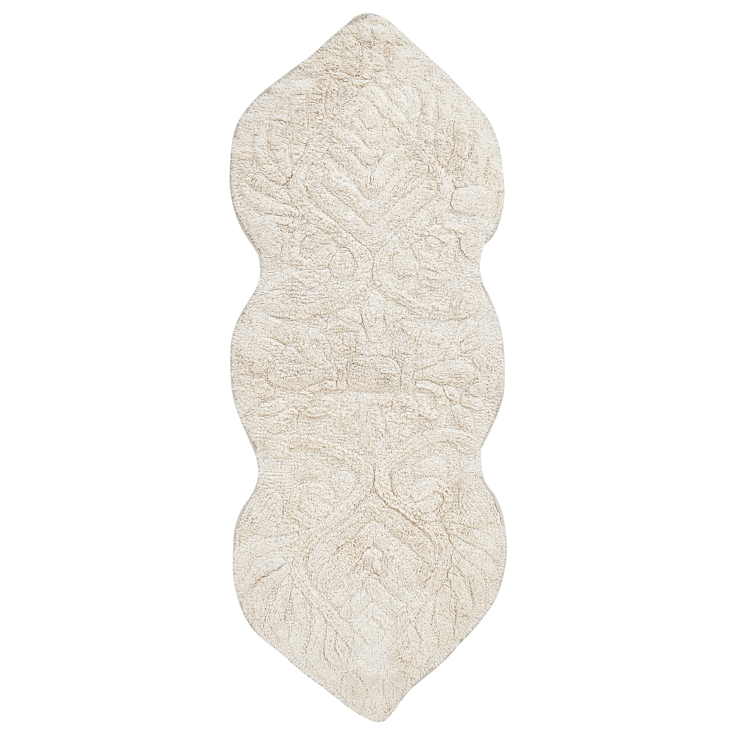 Kylpymatto CANBAR Vaaleanbeige 150 x 60 cm puuvilla