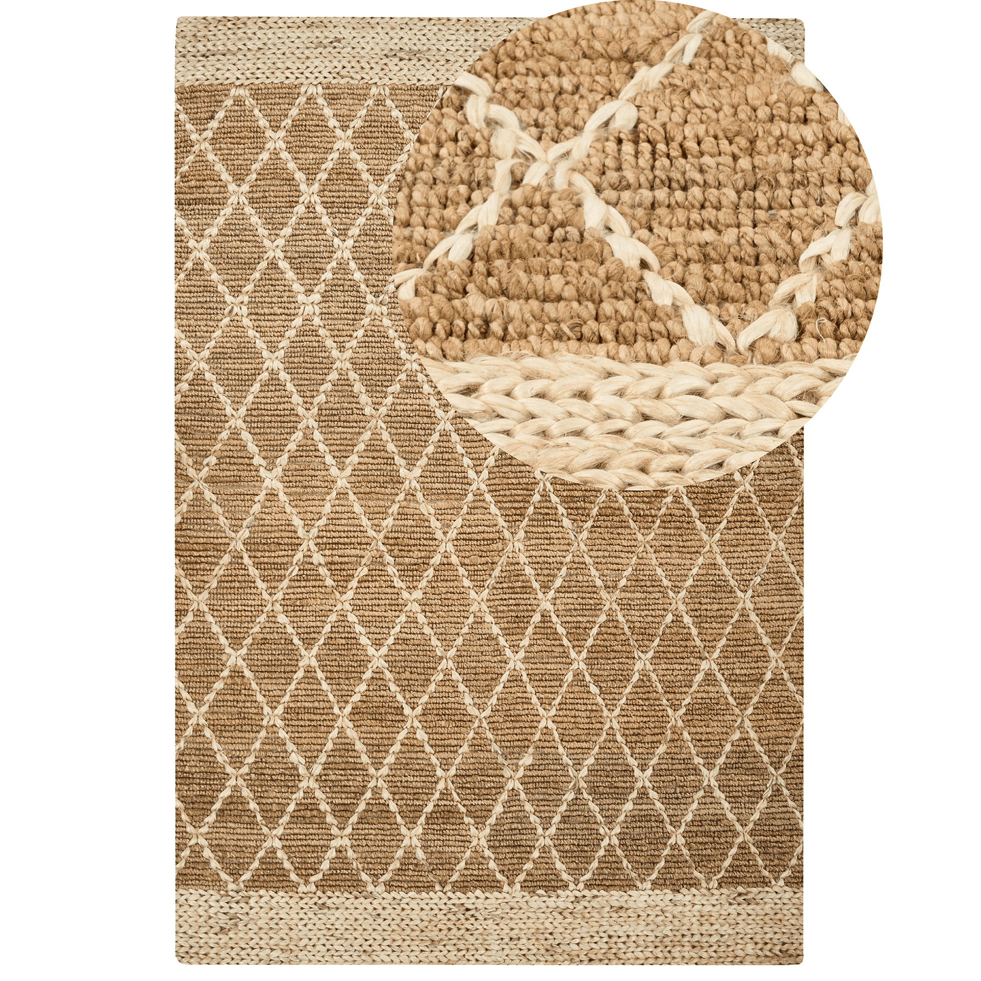 Matto ZORAVA Beige 200 x 300 cm juutti