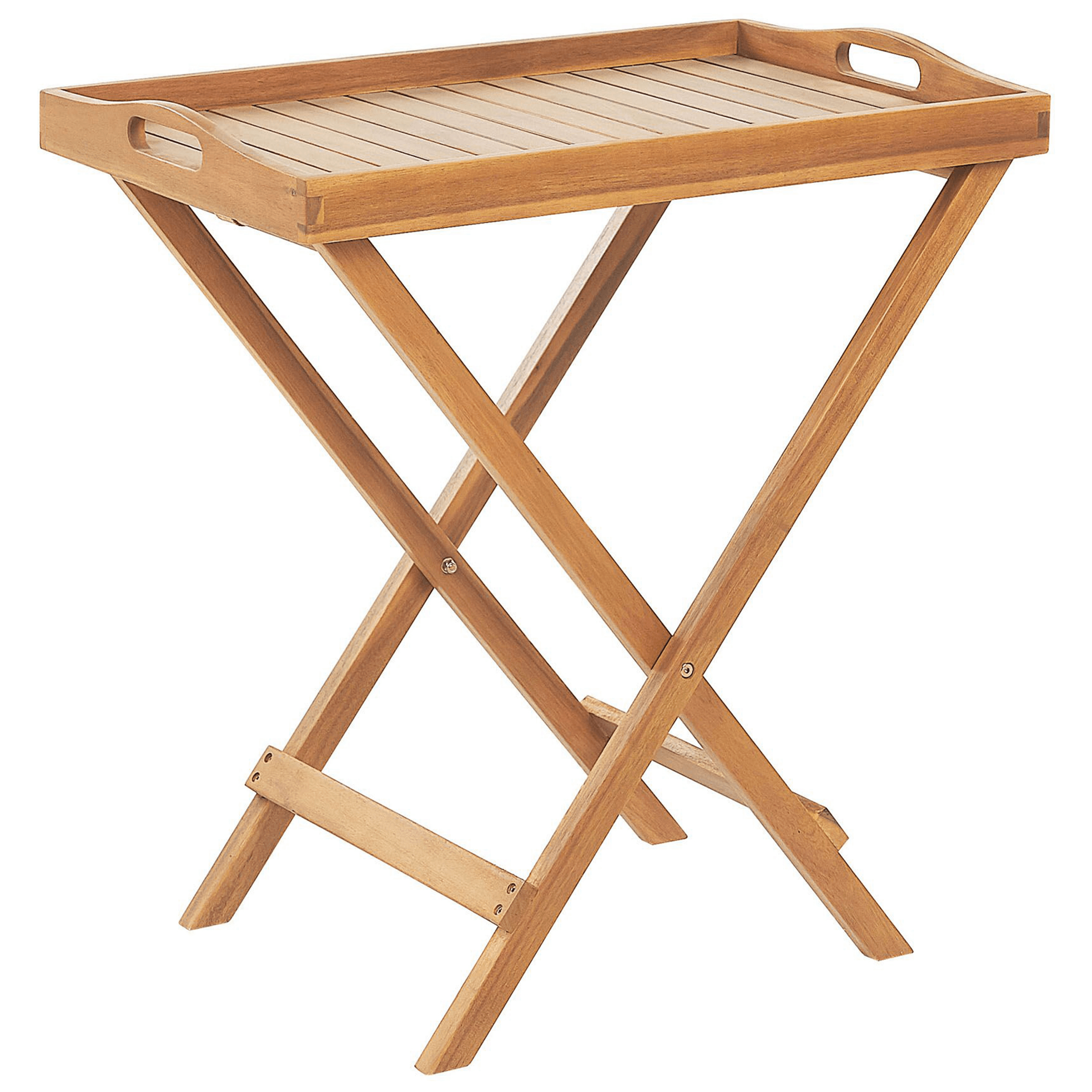 Ulkosivupöytä JAVA akaasia Vaaleanruskea kokoontaitettava