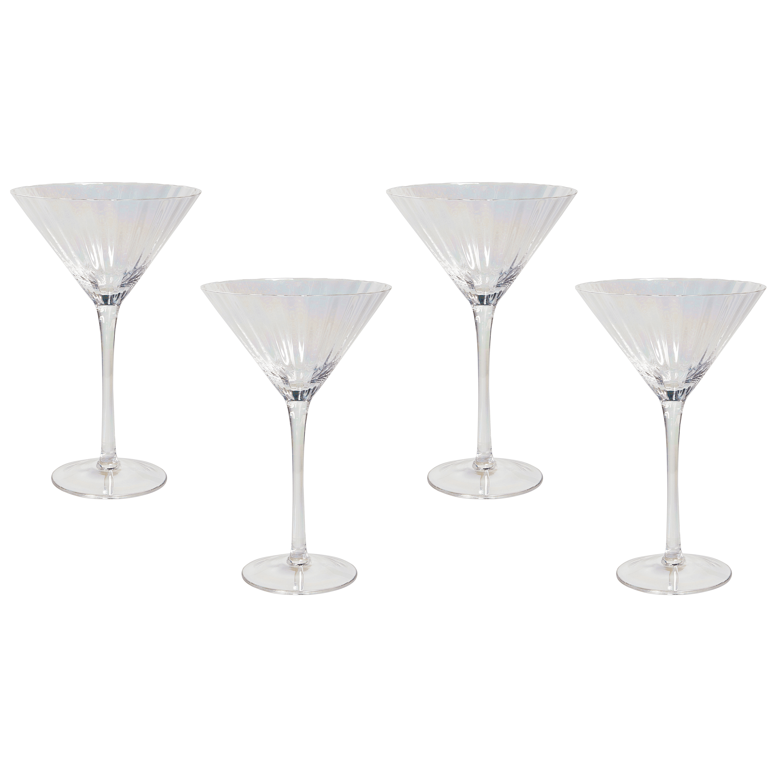 Martinilasisetti 4 kpl MORGANITE 220 ml Kirkas