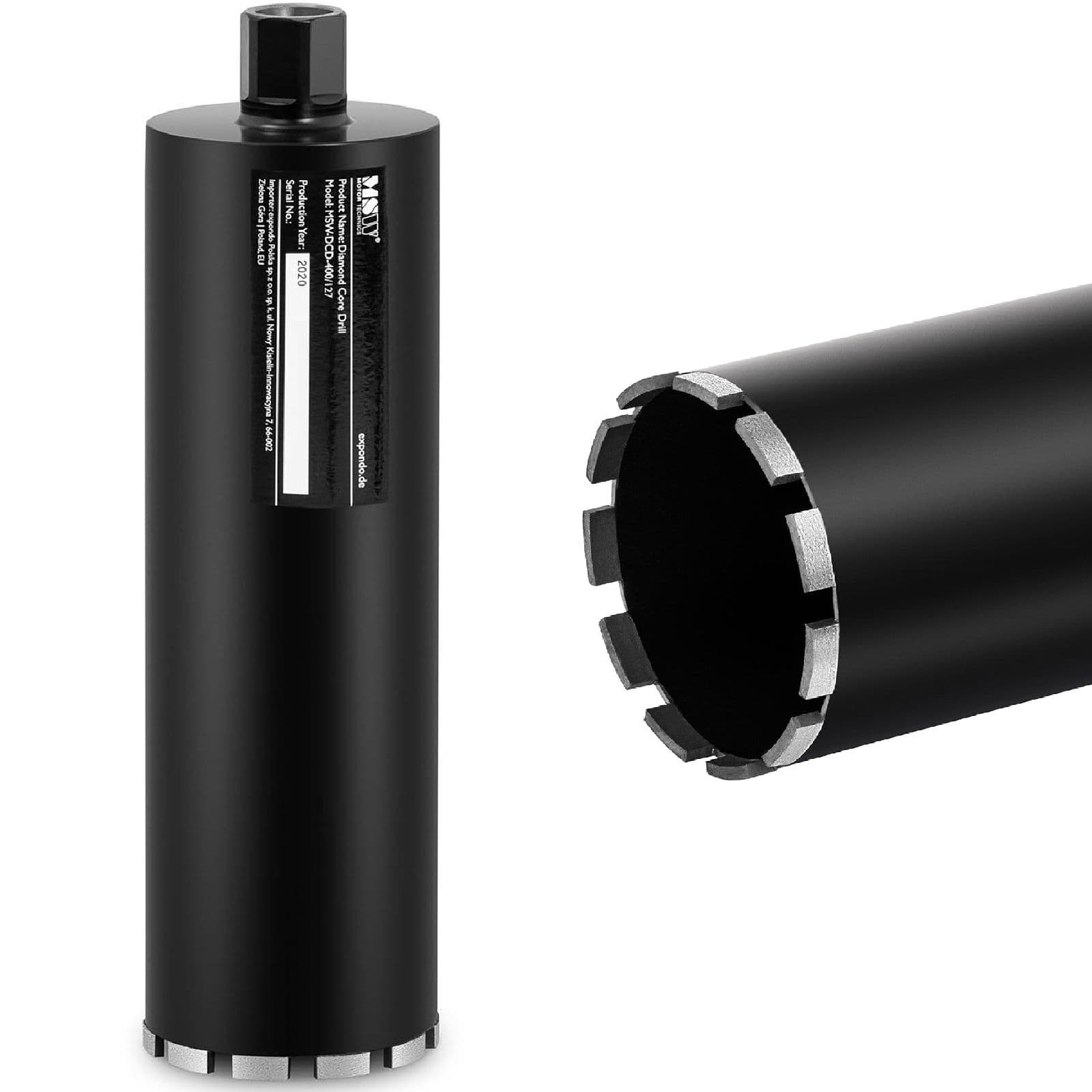 Timanttikeernapora betonille ja kivelle G1, pituus 400 mm, halkaisija 127 mm