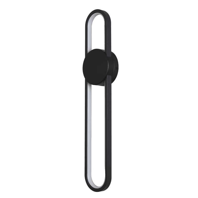 NETTLIFE Sisä-LED-seinävalaisin - 12 W Porrasvalaisin 60 cm Musta Moderni Eteisvalaisin 3000 K