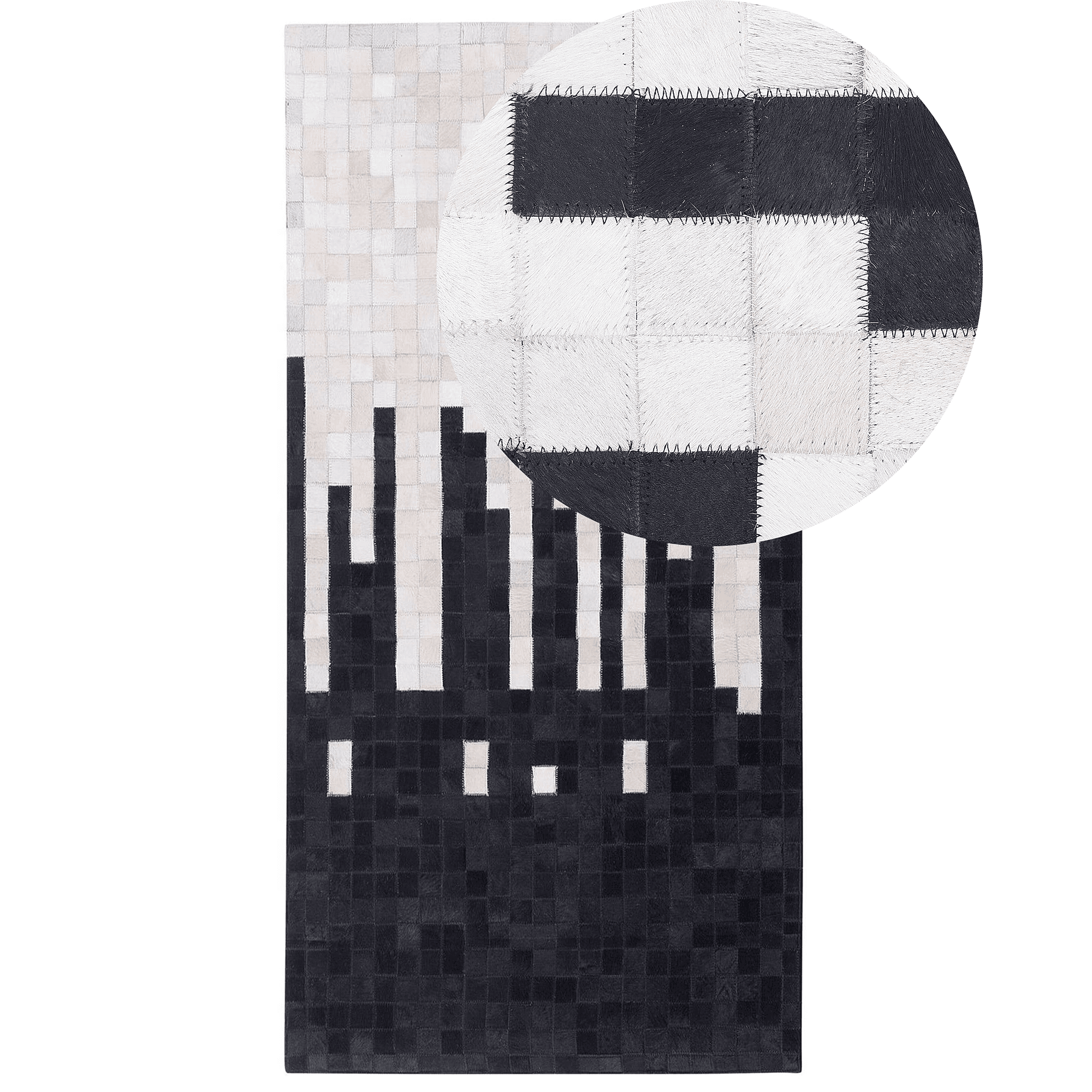 Matto BOLU Musta 80 x 150 cm nahka