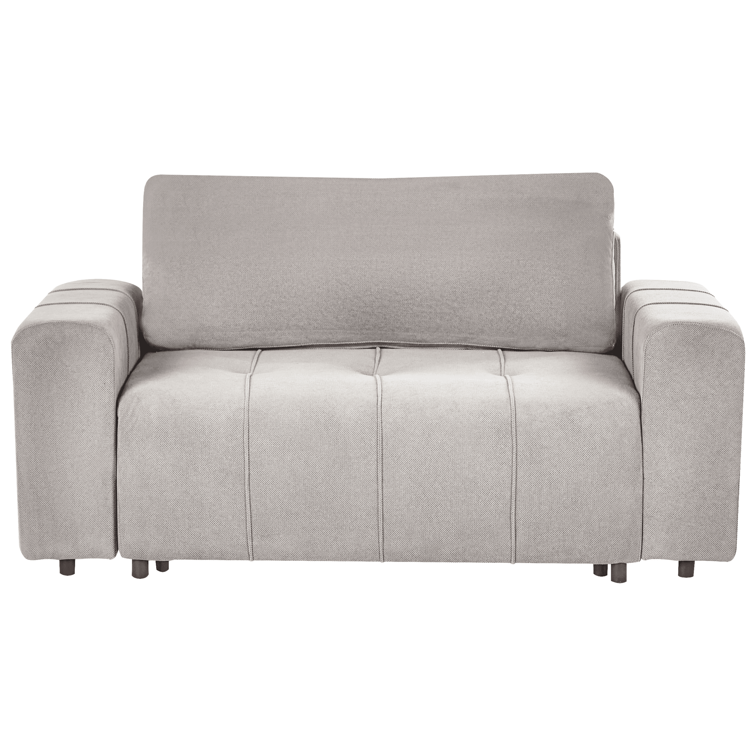 Sohva INNVIK kangas Vaaleanharmaa säilytystila 2-istuttava