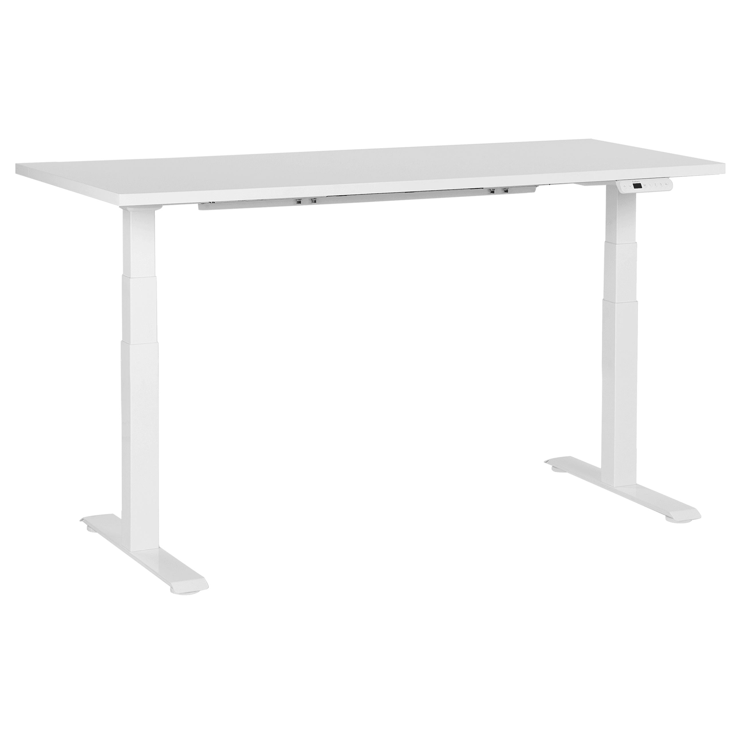 Sähkösäädettävä työpöytä DESTINES Valkoinen 160 cm 72 cm