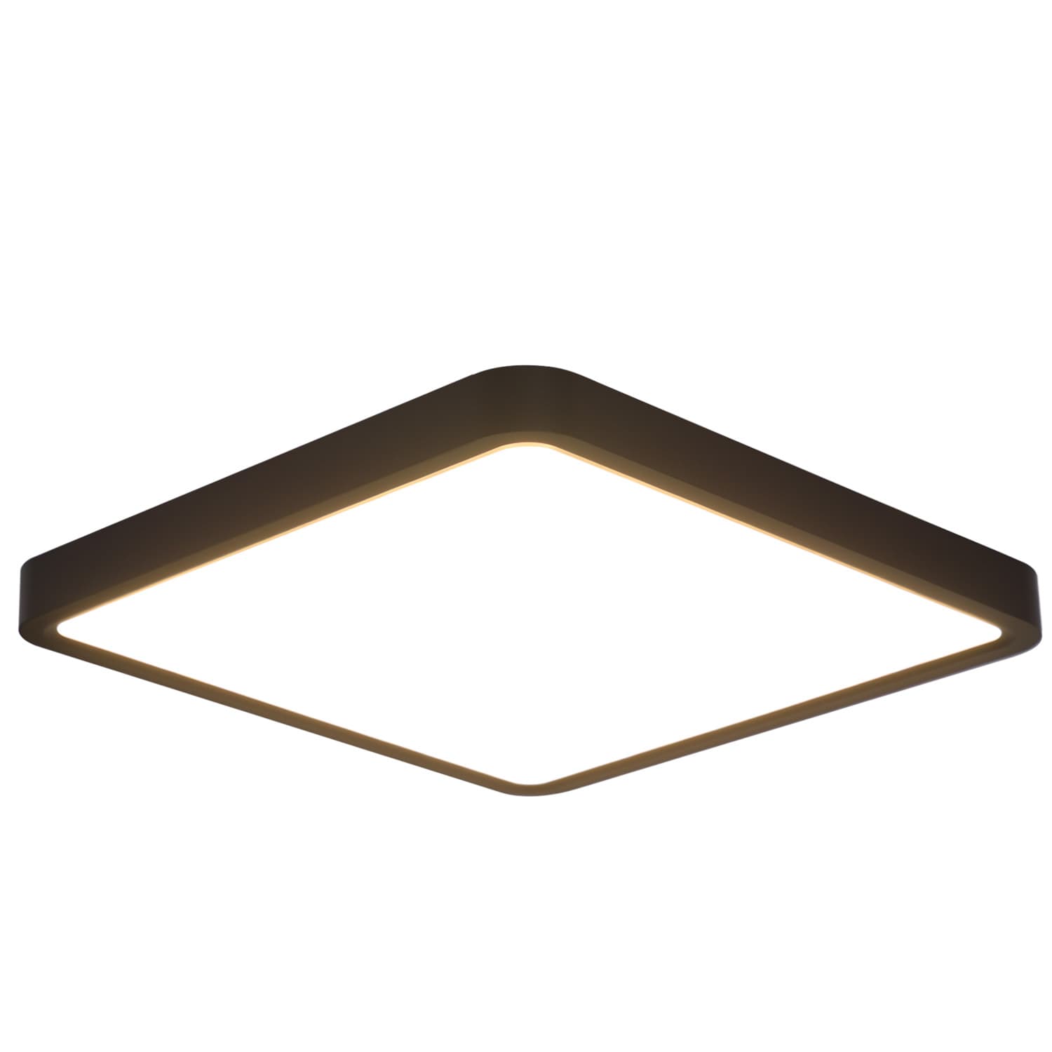 NETTLIFE LED - kylpyhuoneen Kattovalaisin, 23W, litteä, lamppu, musta, 23cm, lämmin Valkoinen, IP44 Vedenpitävä Keittiönvalaisin