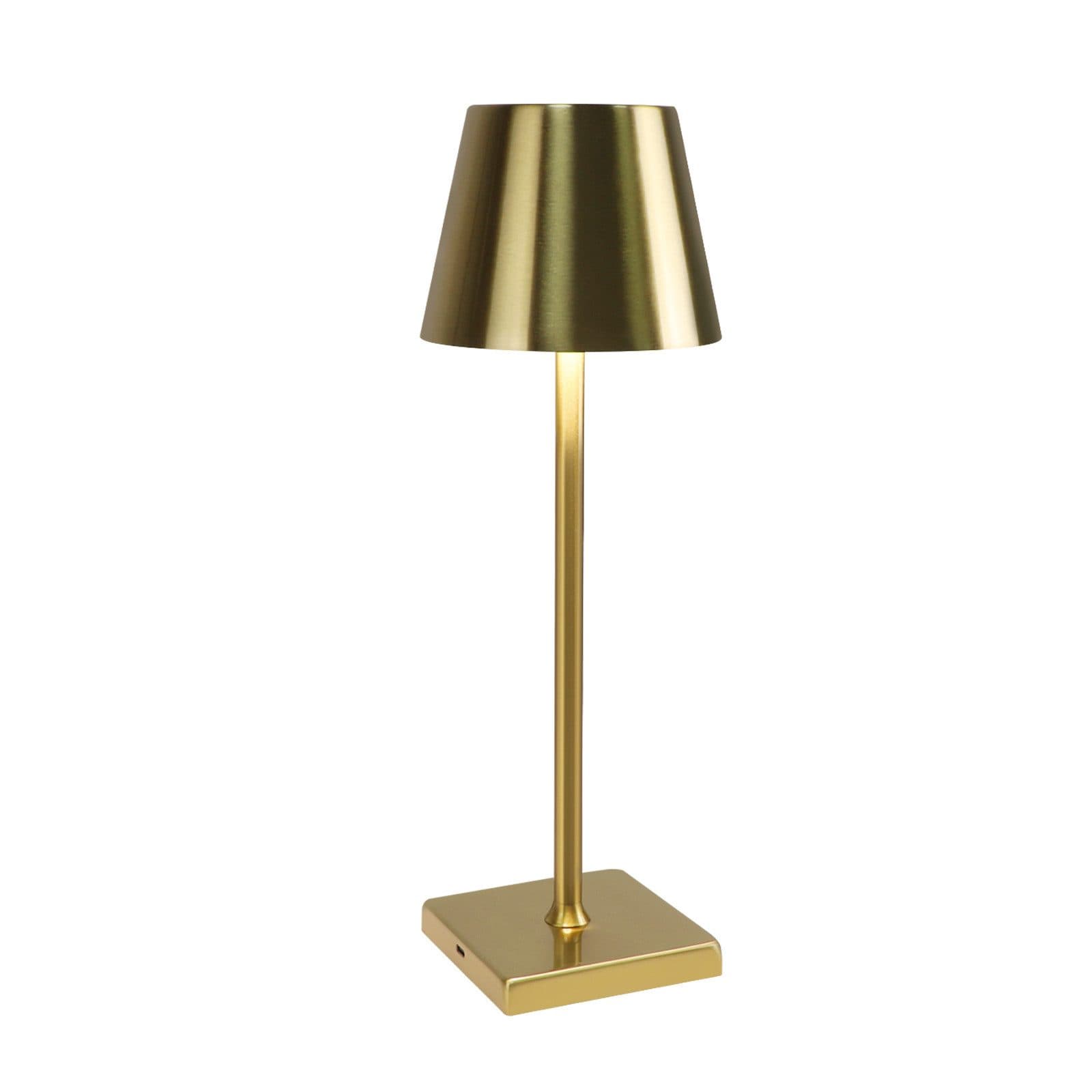 NETTLIFE Vintage, Gold, LED - pöytävalaisin, Langaton Kosketushimmennettävä, yöpöytävalaisin, 3Värilämpötilalla