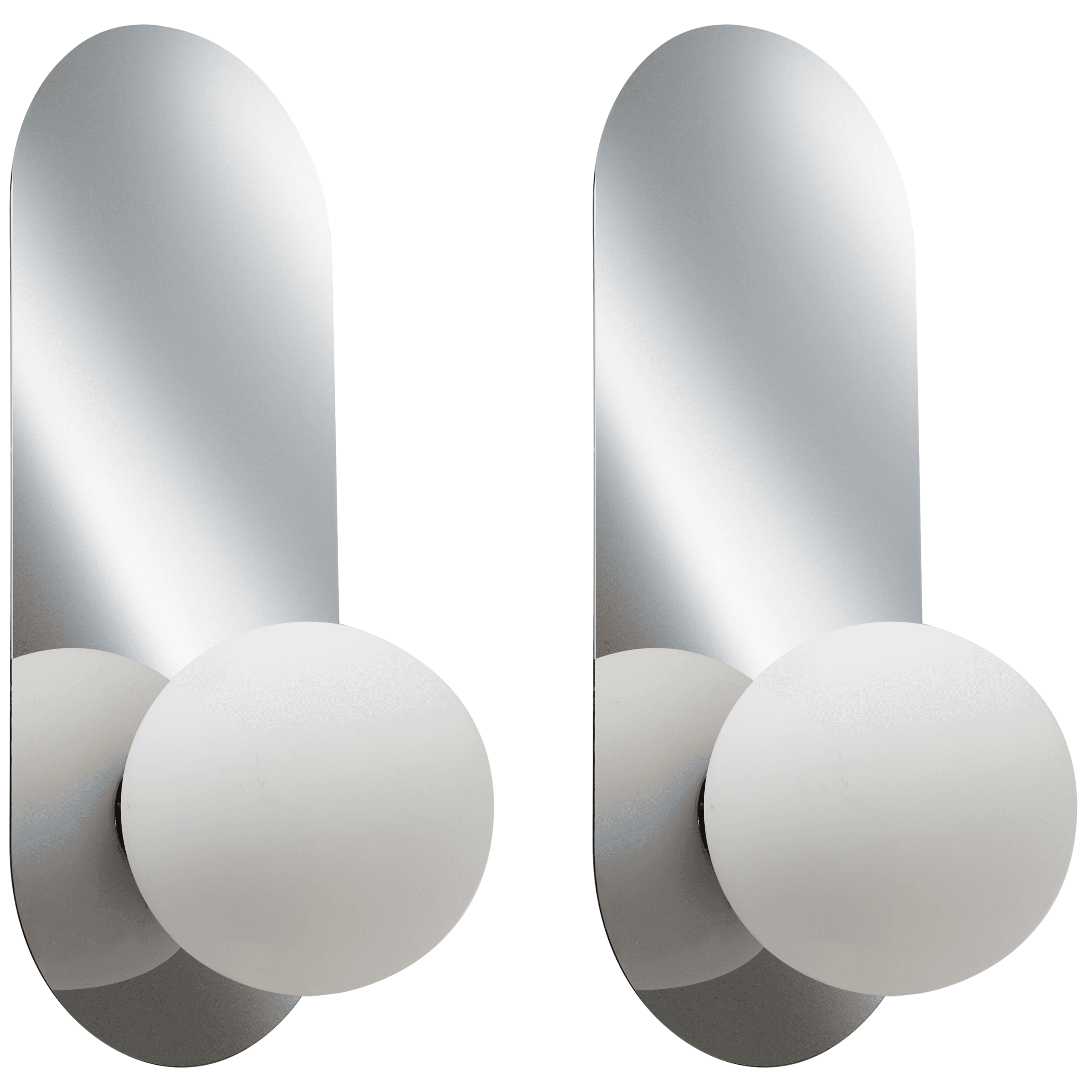 Seinävalaisinsetti 2 kpl LEISI Hopea