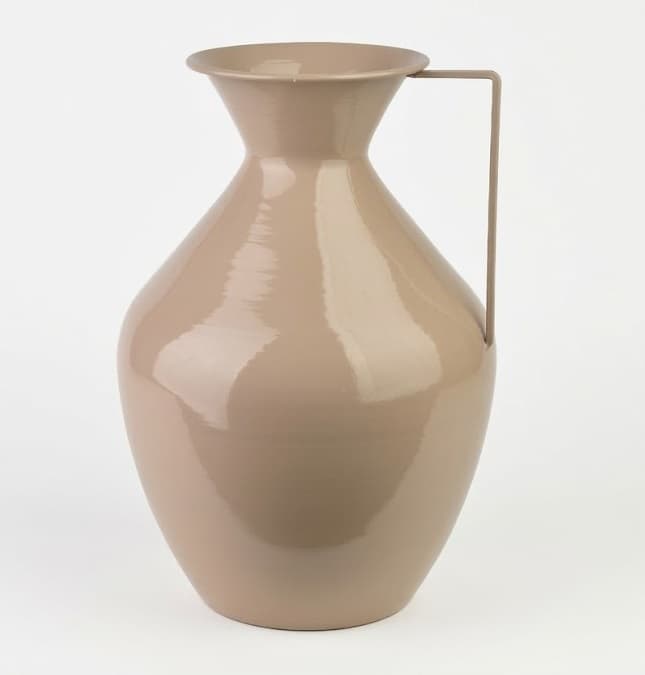 Maljakko metalli MONDEX ROGER 15,7x25x37 cm beige 1 kpl