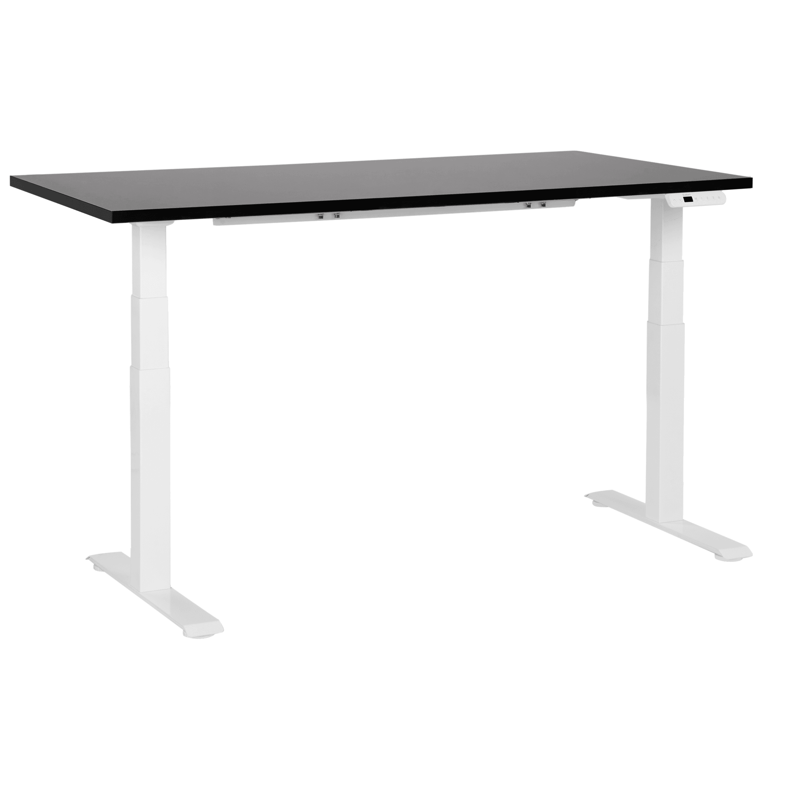 Sähkösäädettävä työpöytä DESTINES Musta/valkoinen 160 cm 72 cm
