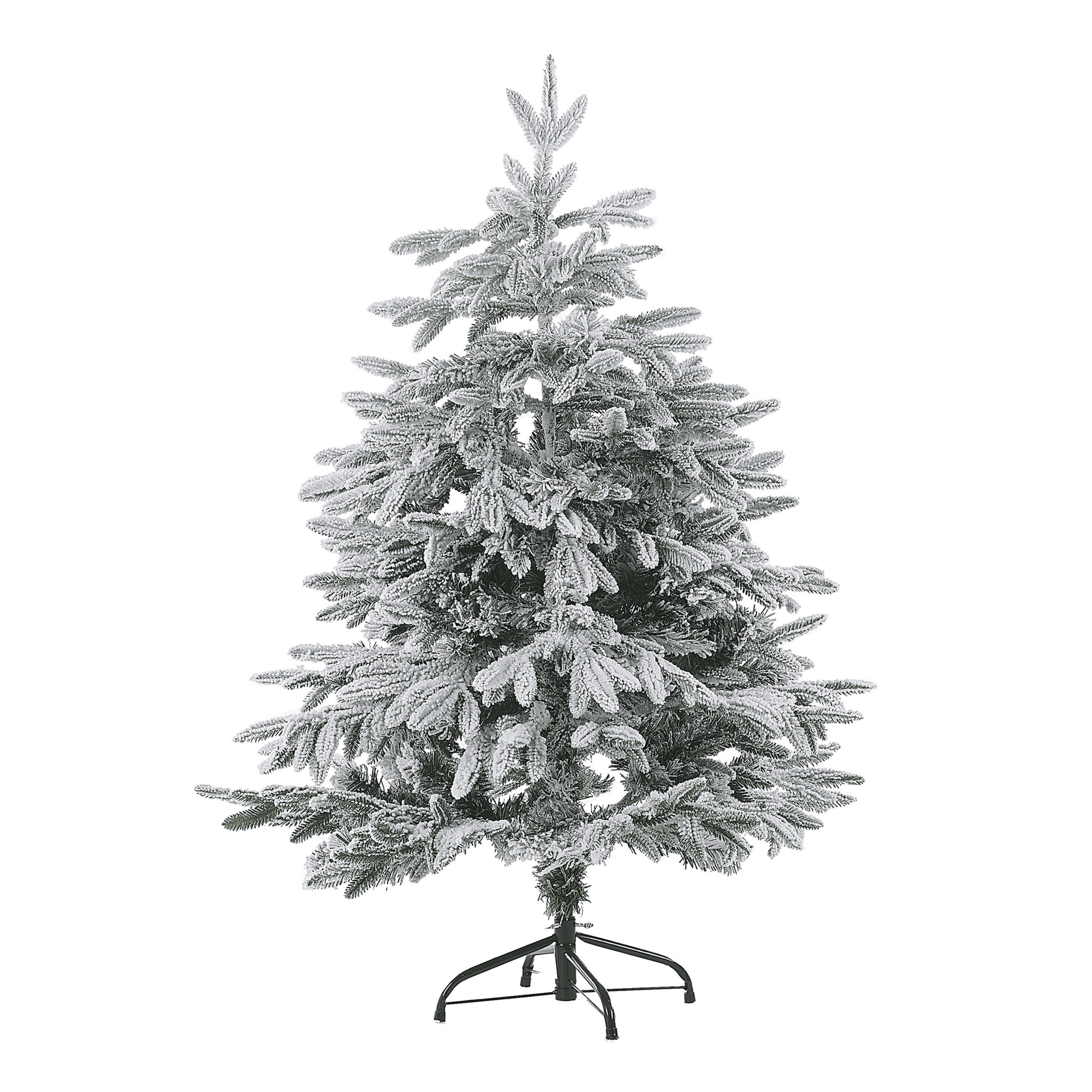 Luminen joulukuusi BASSIE 120 cm Valkoinen