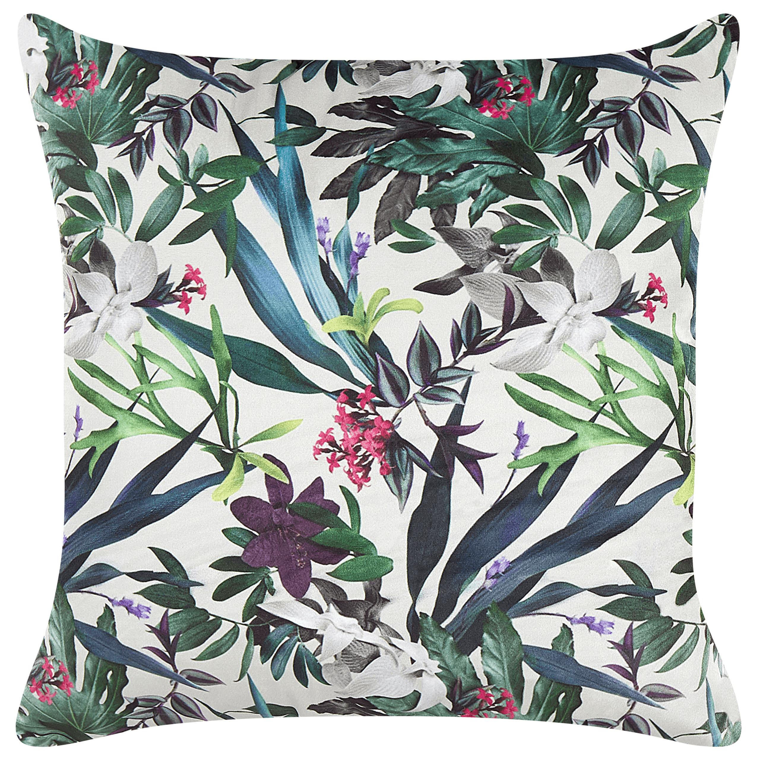 Koristetyyny GASTERIA sametti 45 x 45 cm Vihreä Kasvikuvio