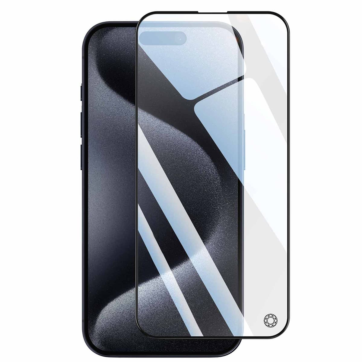 Lasinen Näytönsuoja iPhone 15 Pro Max 2.5D Alkuperäinen Iskunkestävä