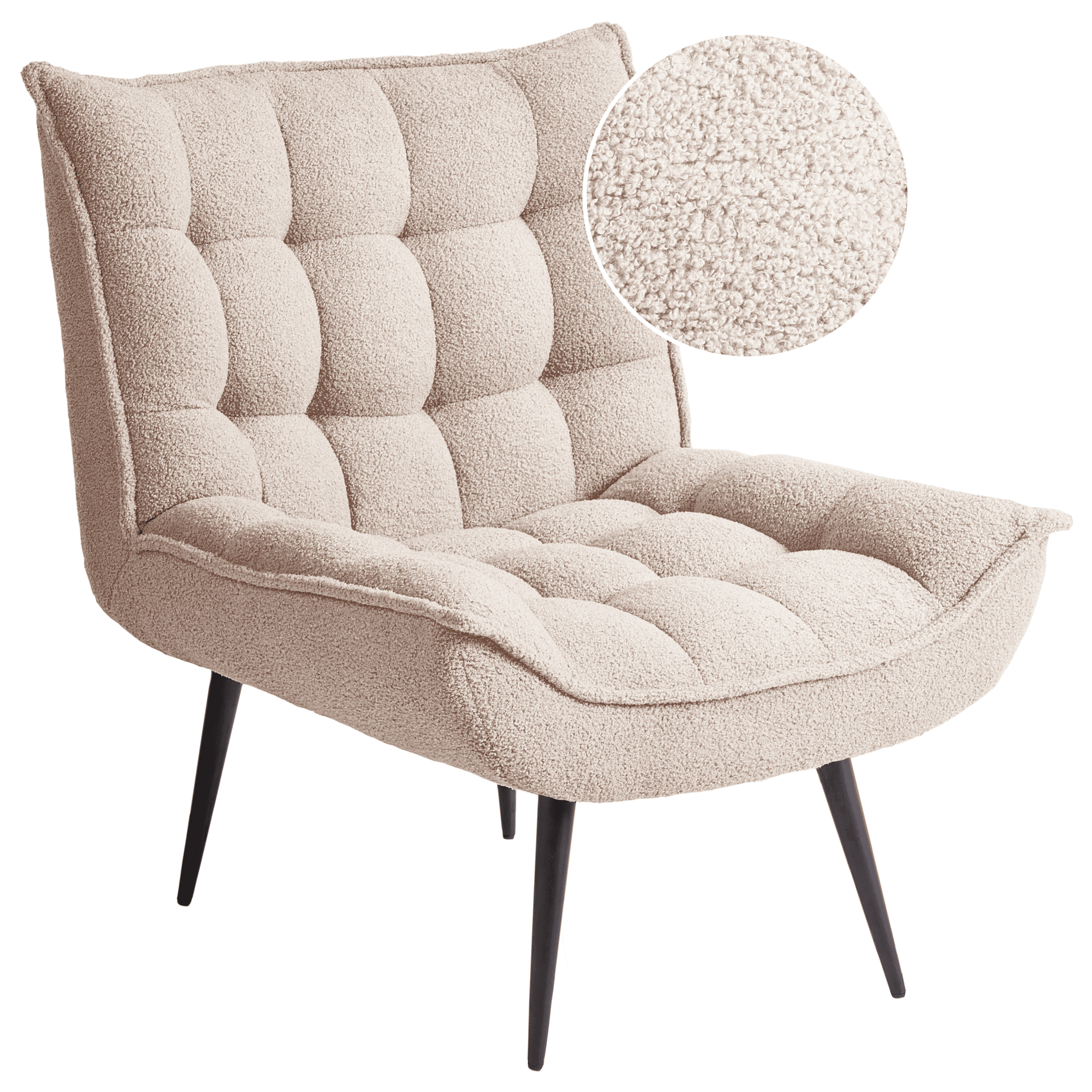 Nojatuoli ALVESTA buklee Beige