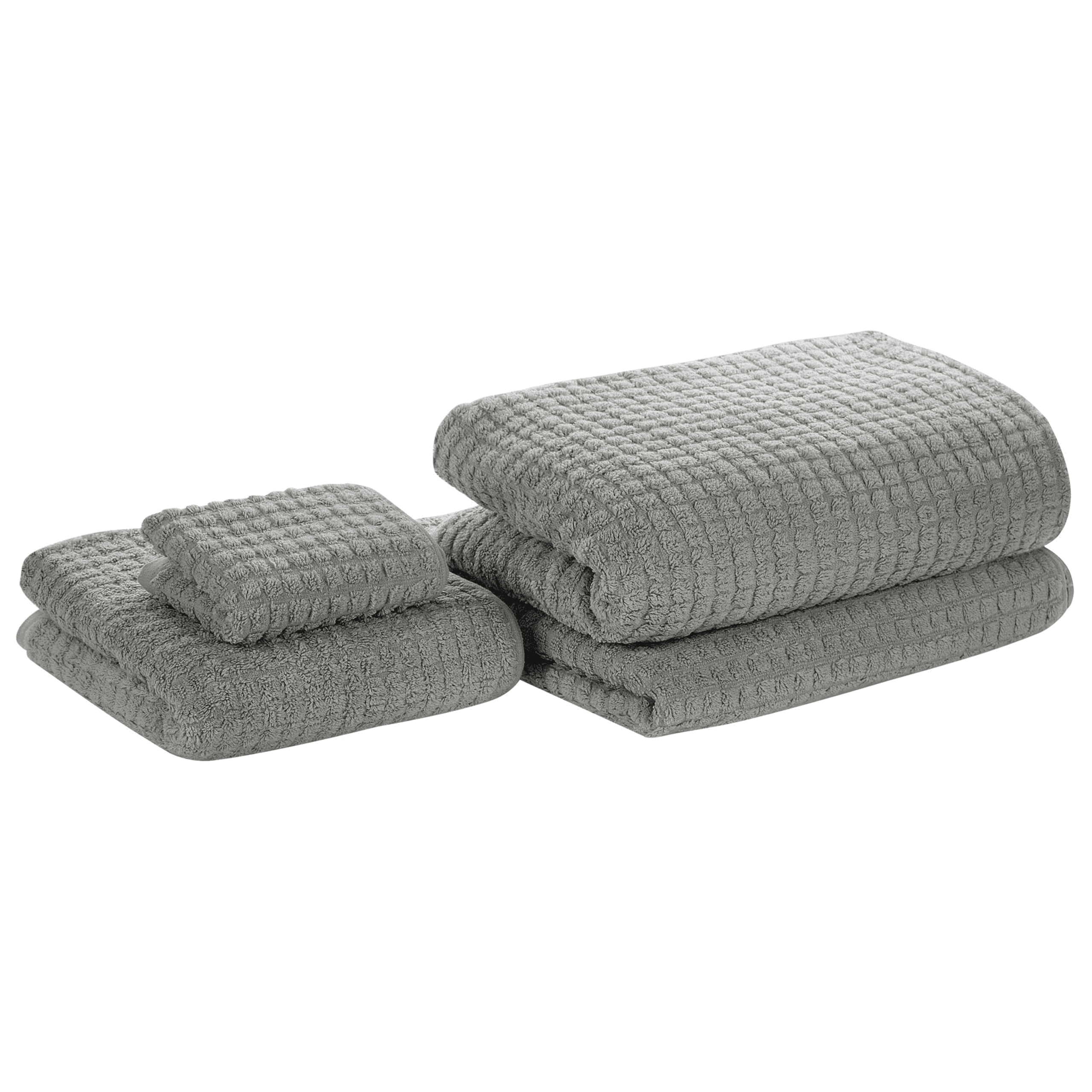 Pyyhesetti 4 kpl ATAI Puuvilla Harmaa