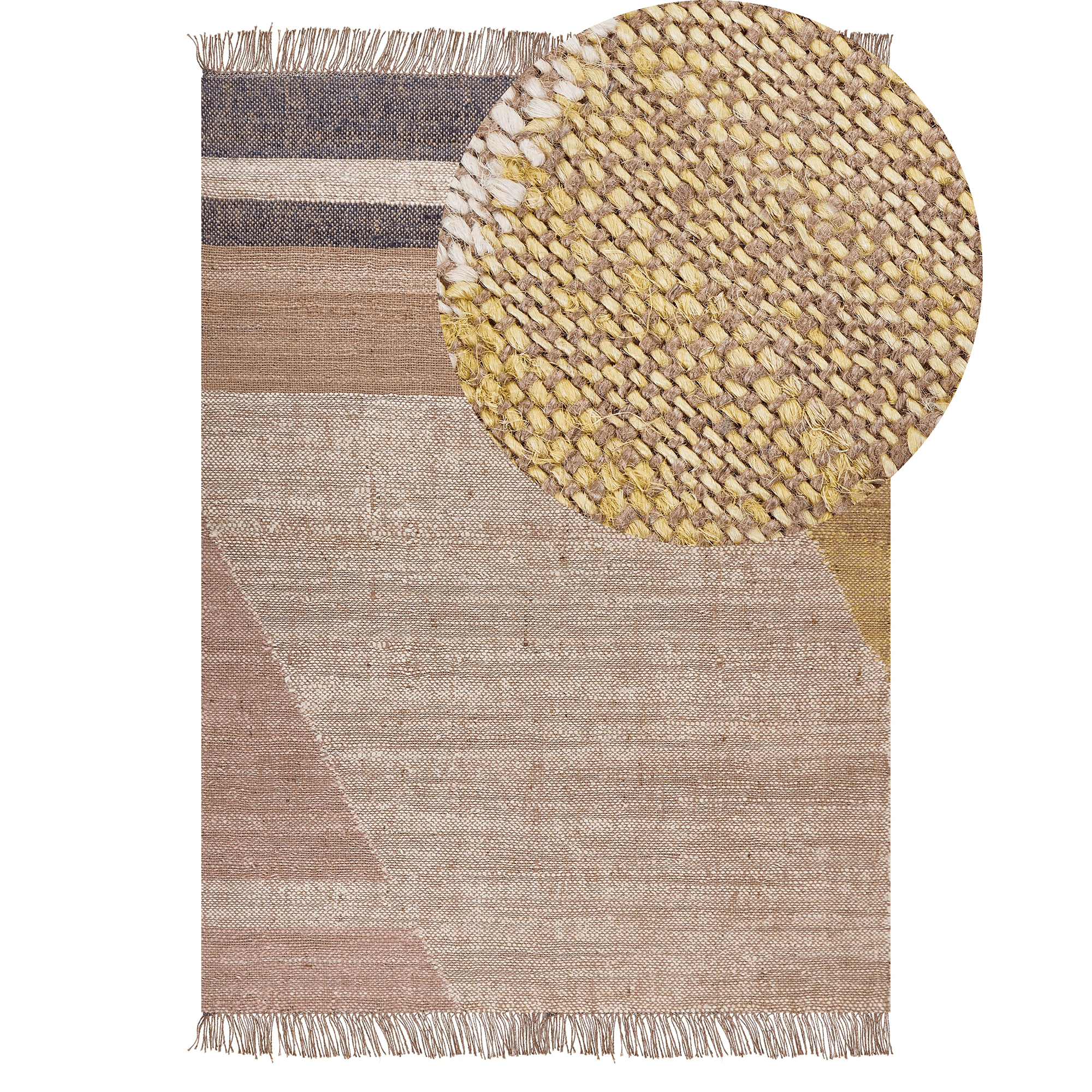 Matto SAMLAR Ruskea 140 x 200 cm juutti