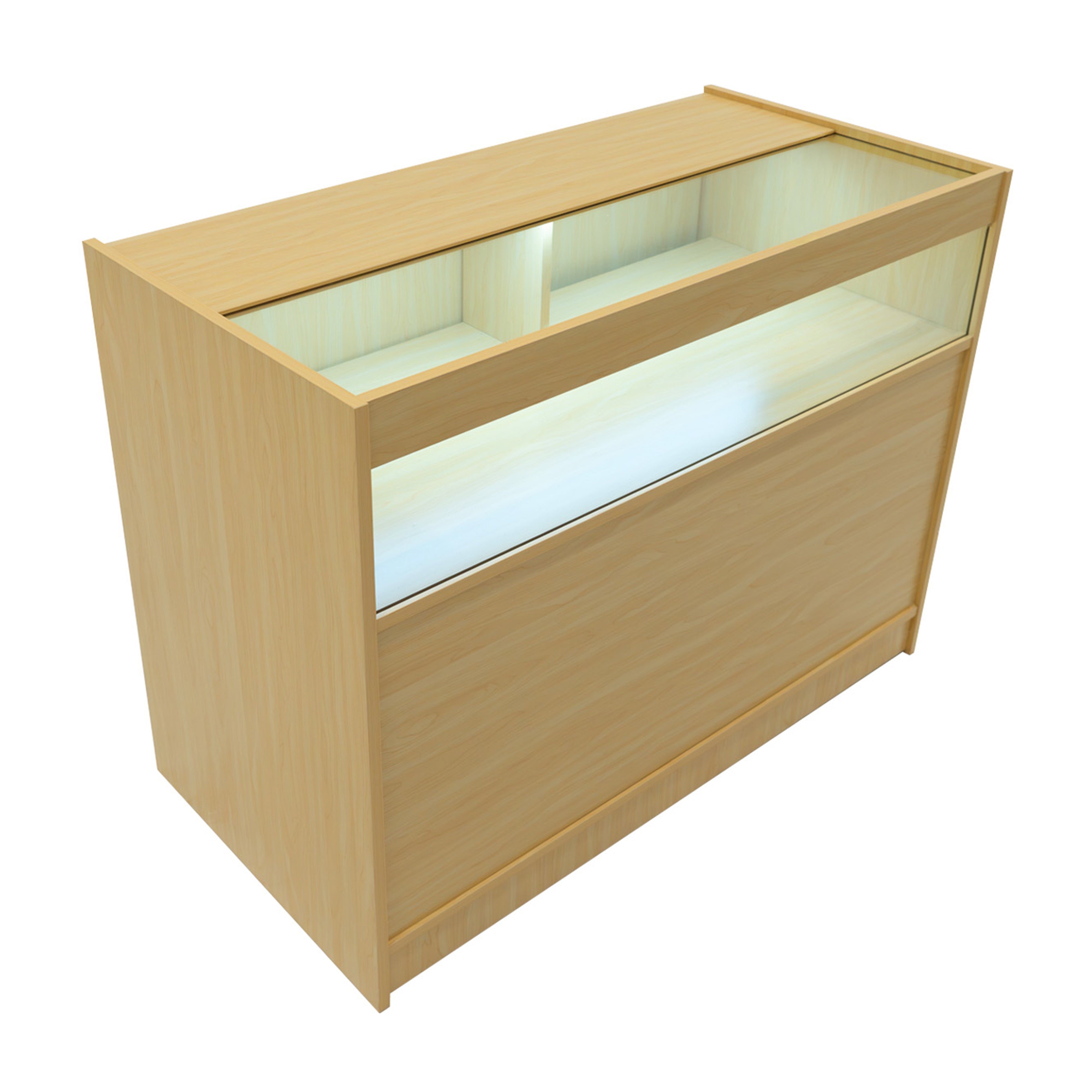 LED-myymälätiski B1200 - vaahtera