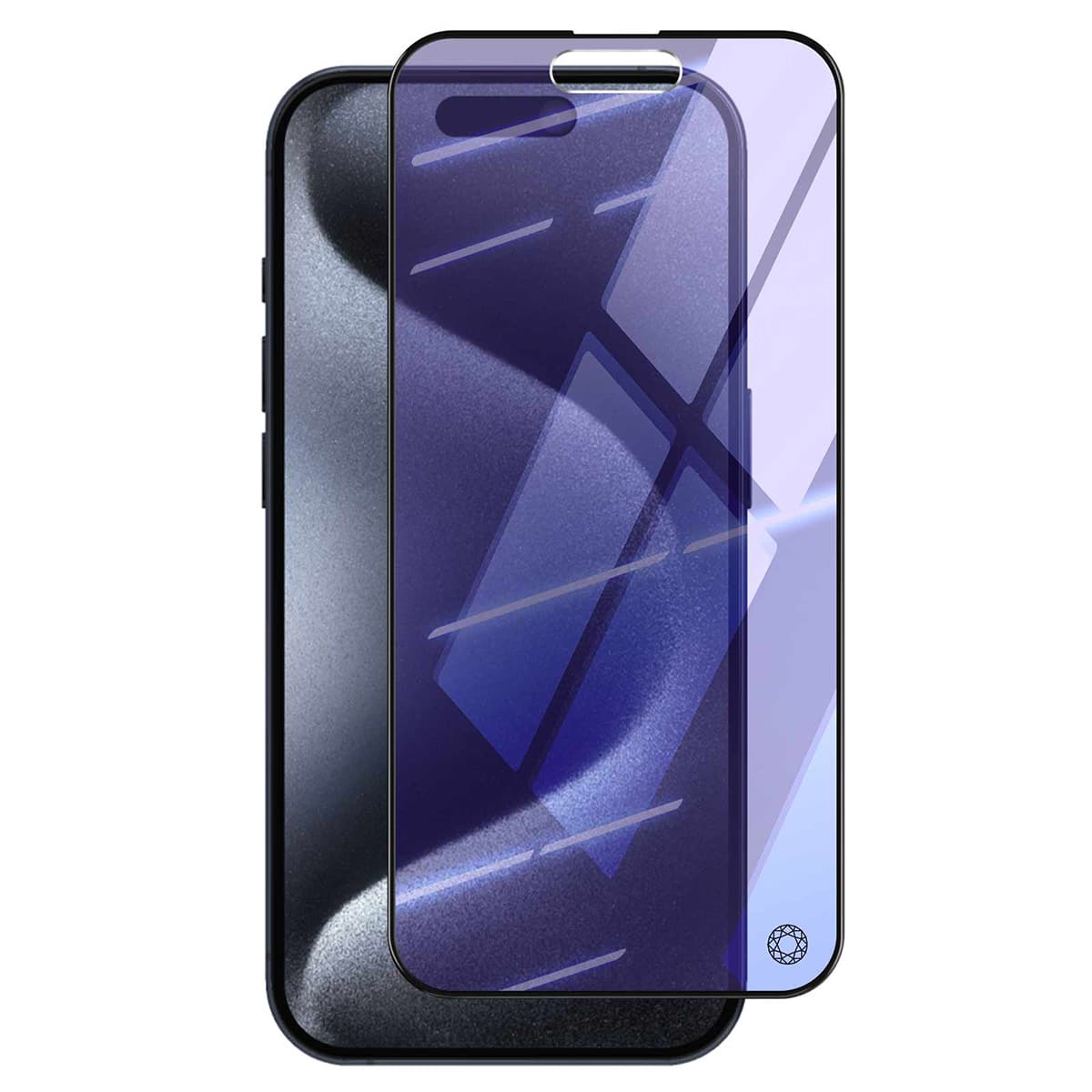 Näytönsuoja iPhone 15 Pro Max Lasia 2.5D Sinisen Valon Esto