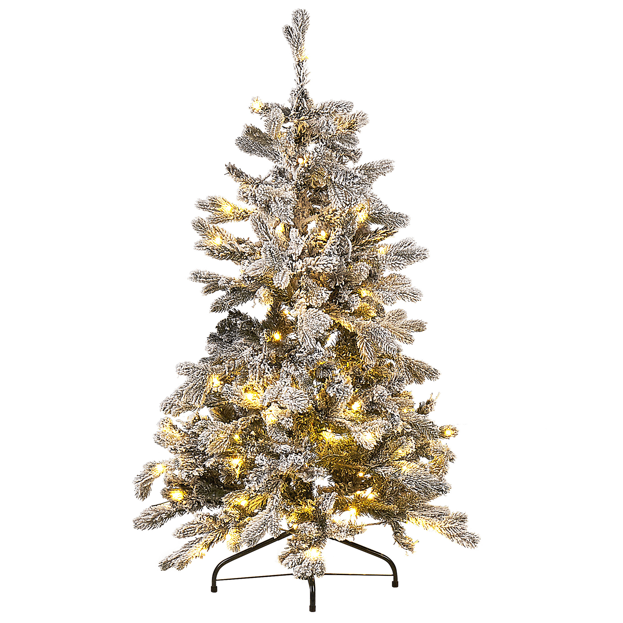 Valaistu joulukuusi LED-valo TATLOW 120 cm Vihreä