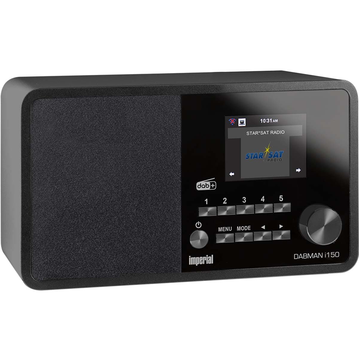 Kompakti Hybridiradio DAB+ / FM / Internet 20W DABMAN i150