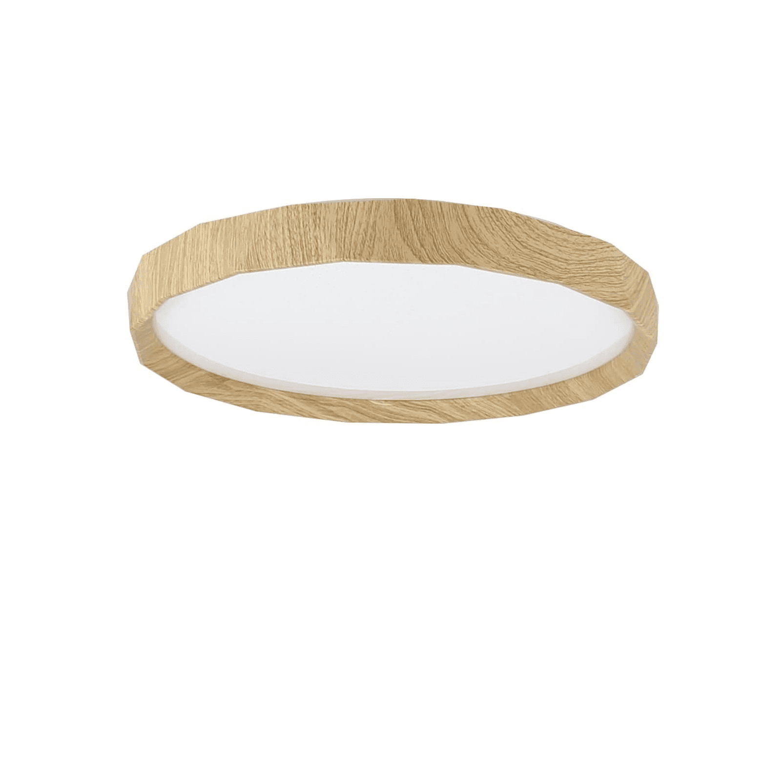NETTLIFE LED - kattovalaisin, olohuoneeseen - Puujäljitelmä, olohuoneen valaisin, Ø40cm makuuhuoneen Kattovalaisin 43W