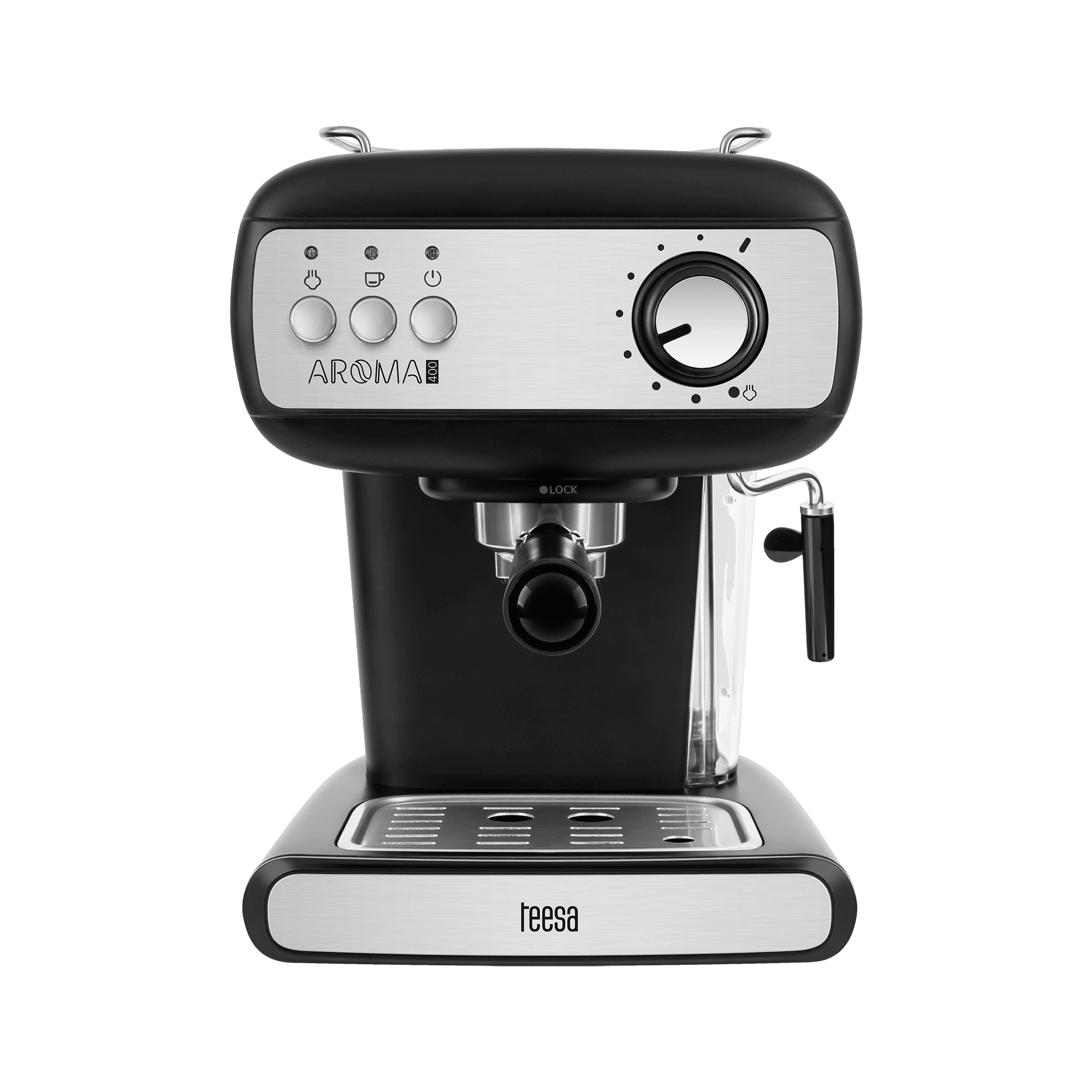 Teesa Aroma 400 painekahvinkeitin vaahdottimella 15 bar 850W