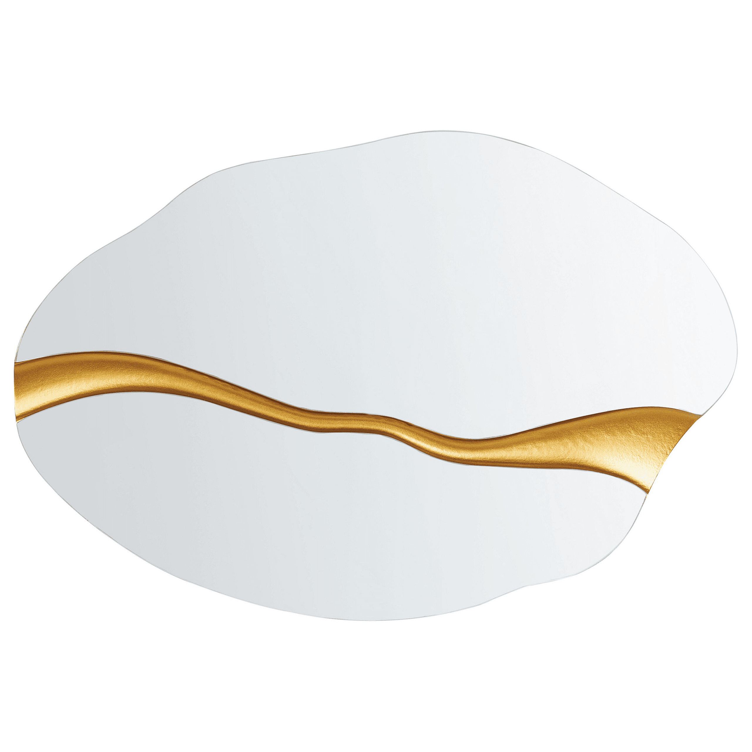 Seinäpeili POIVRES 90 cm 60 cm Kulta