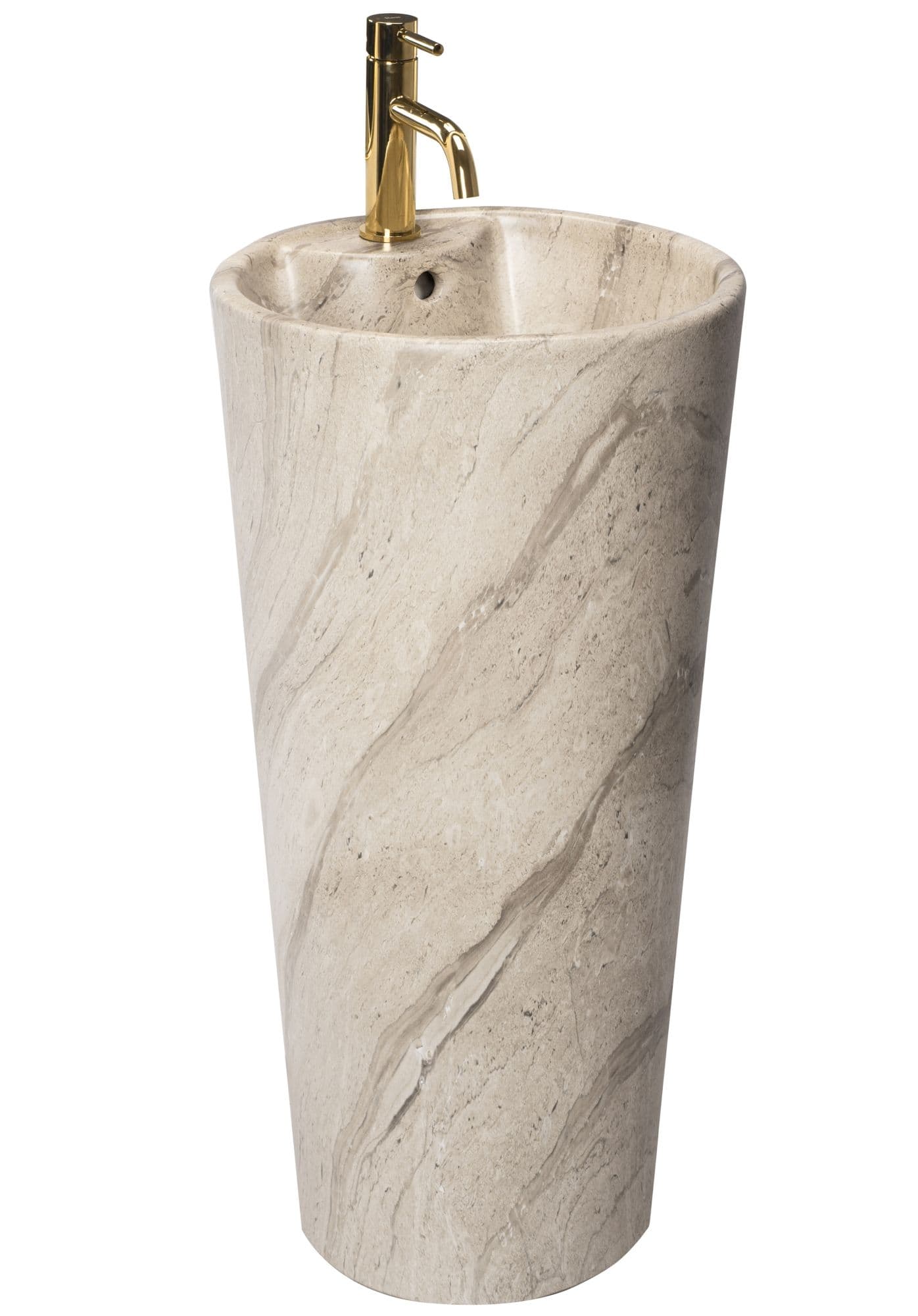 REA Vapaasti Seisova Pesuallas BLANKA natural matta, 40X40X85CM