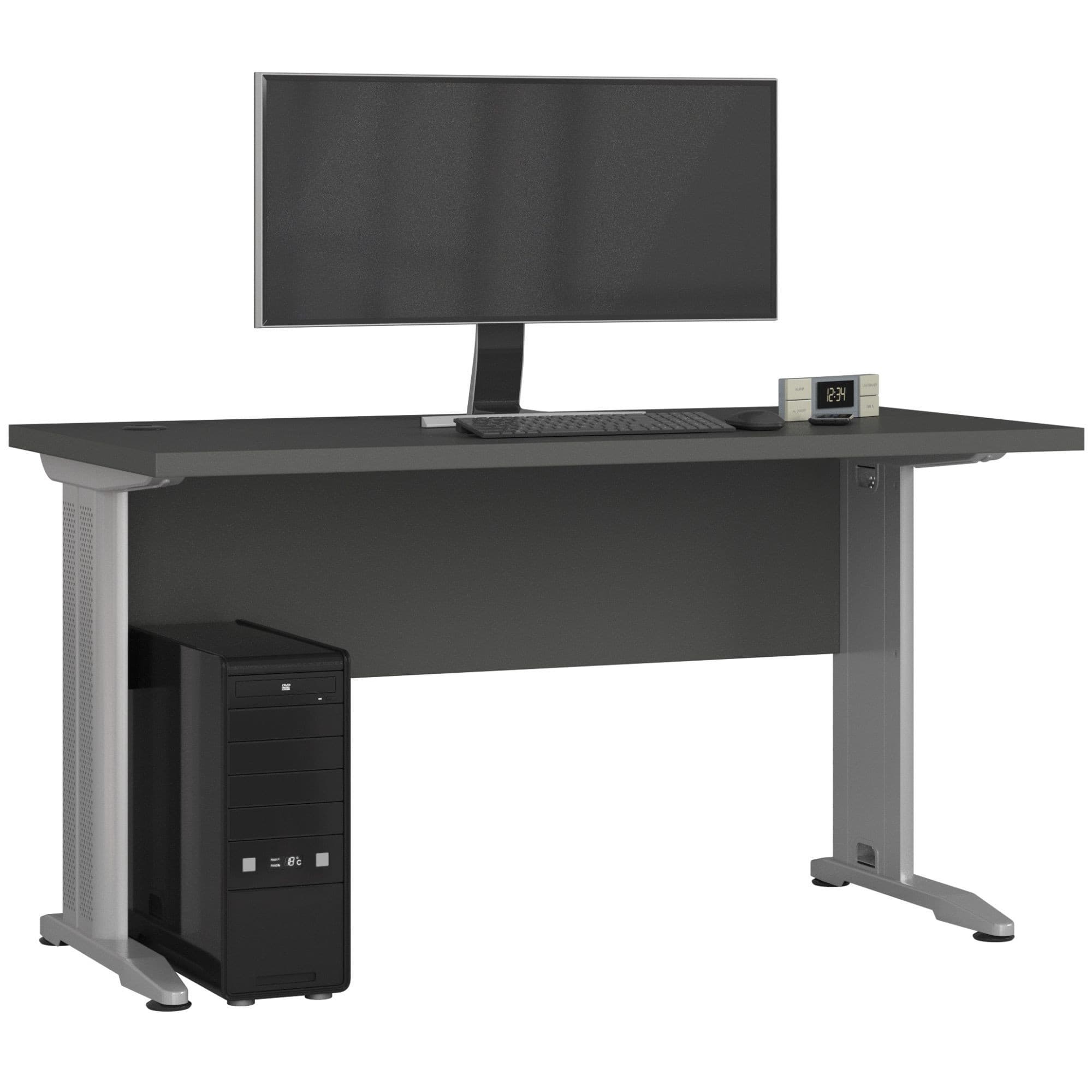 Akord Tietokonepöytä Harmaa 135x60x76