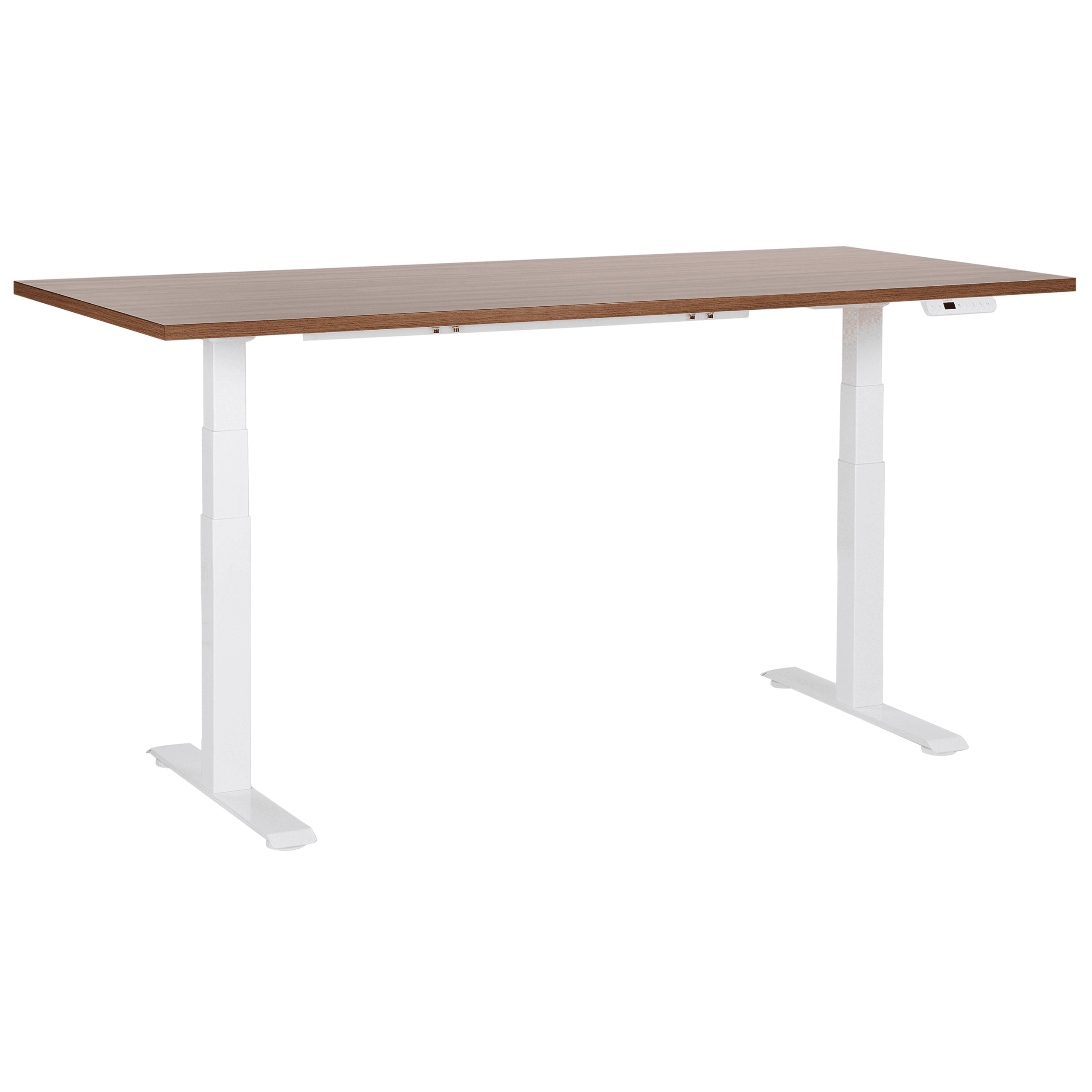Sähkösäädettävä työpöytä DESTINES Ruskea/valkoinen 180 cm 80 cm