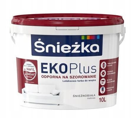 Śnieżka EKO Plus Latex Paint Snow White 10L