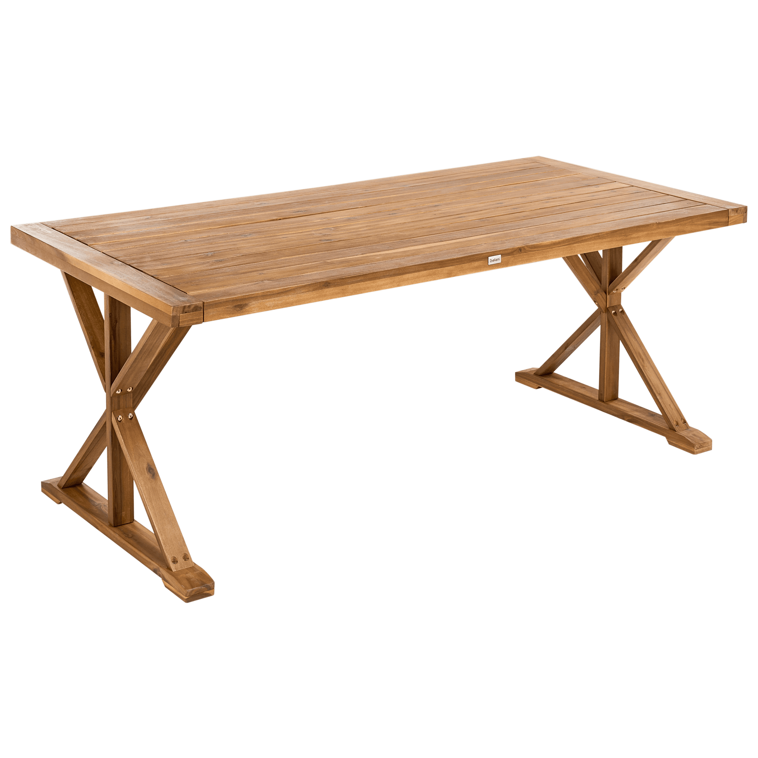 Puutarhapöytä CALABRITTO 90 cm 180 cm akaasia Ruskea