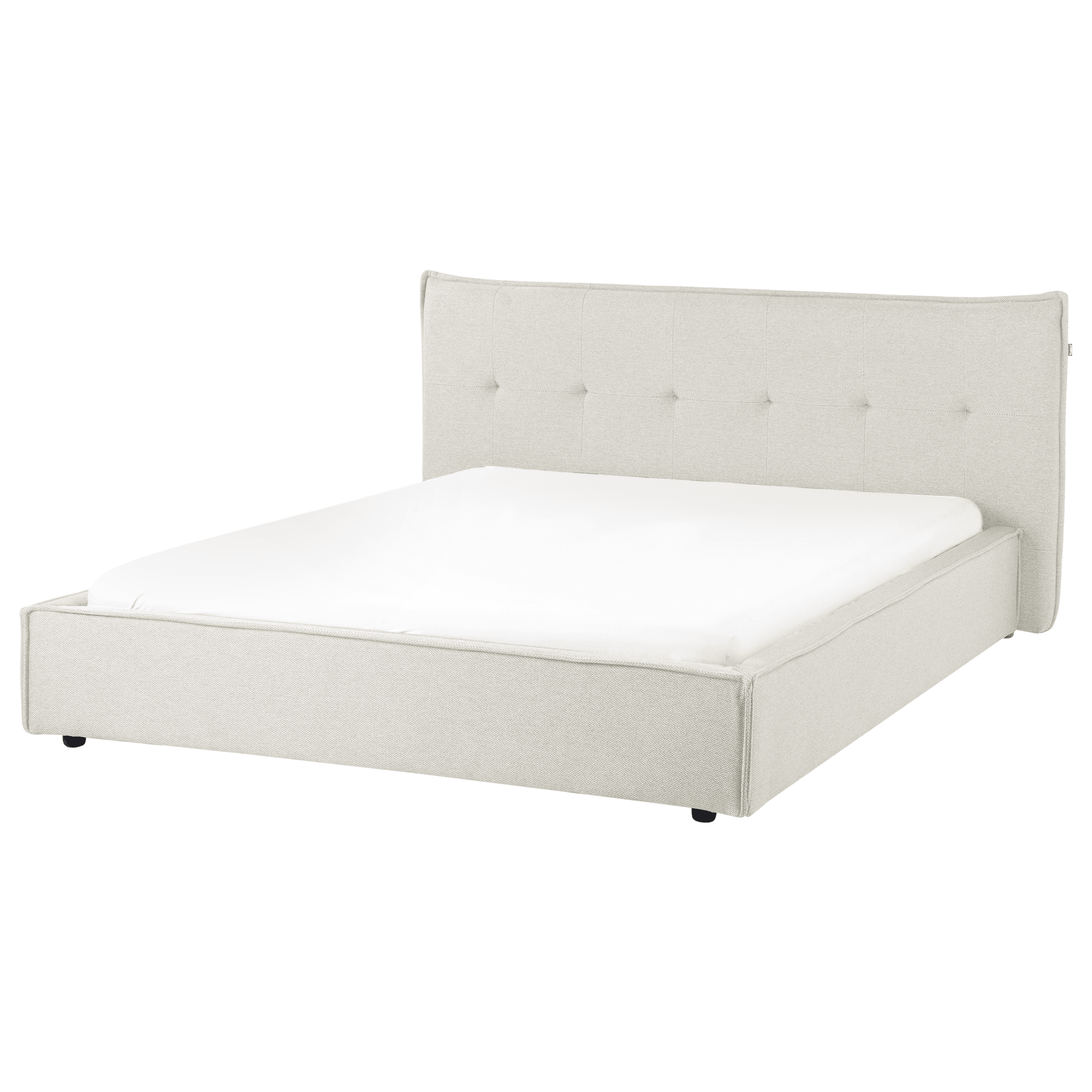 Sänky keinopellava LESTRE 160 x 200 cm Luonnonvalkoinen