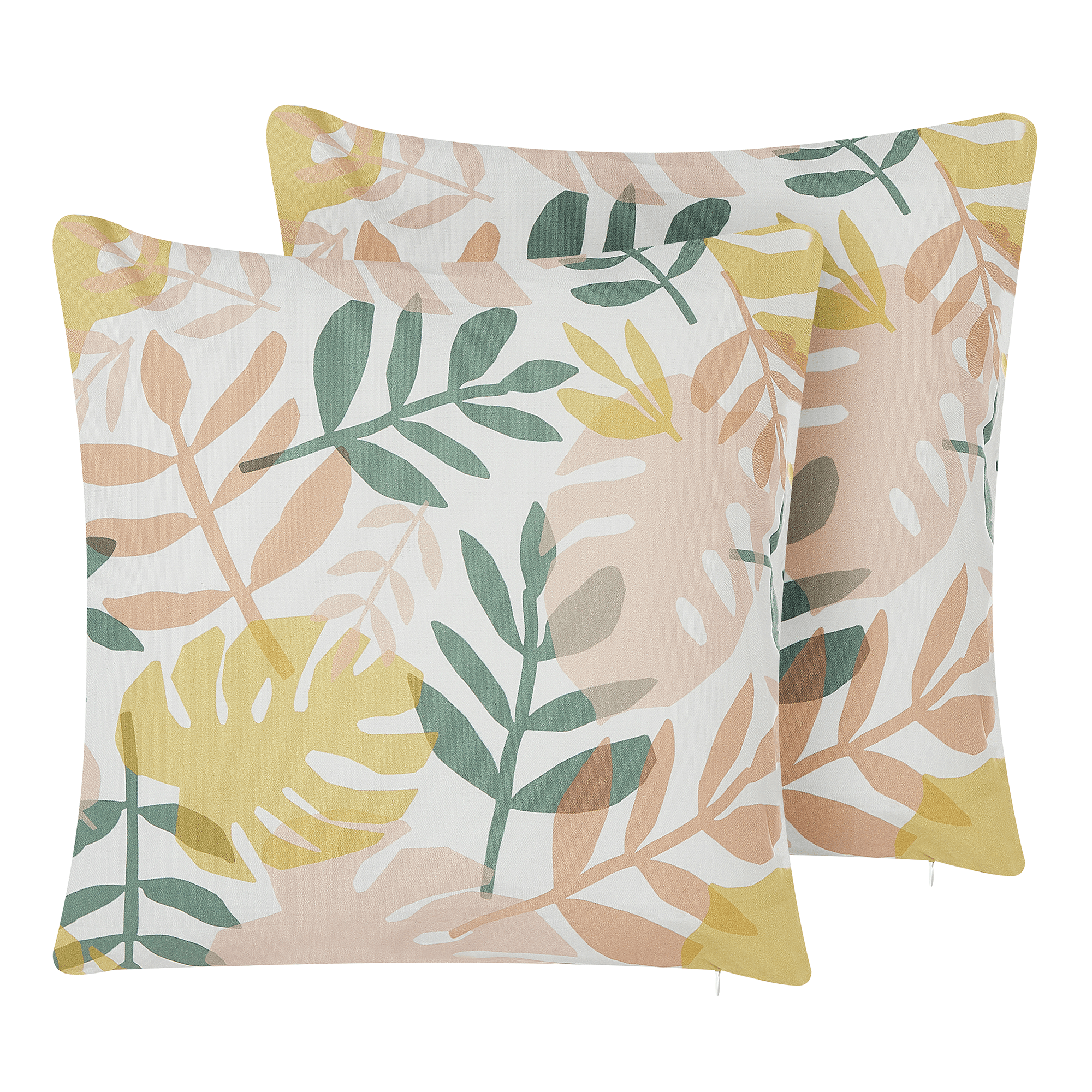 Ulkotyynysetti 2 kpl TEGEA Kasvikuvio 45 x 45 cm Monivärinen