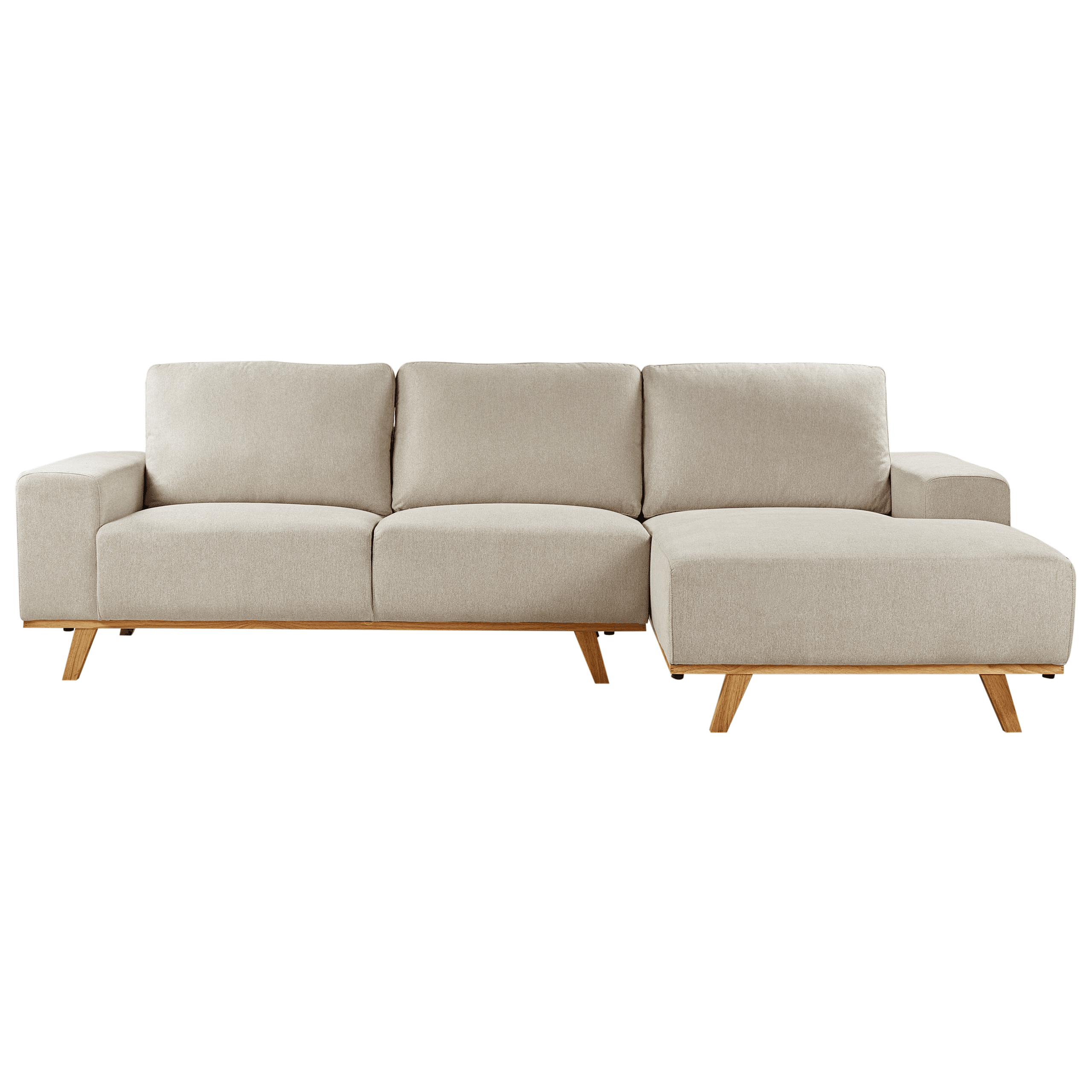 Kulmasohva NORA kangas Beige 3-istuttava Vasen