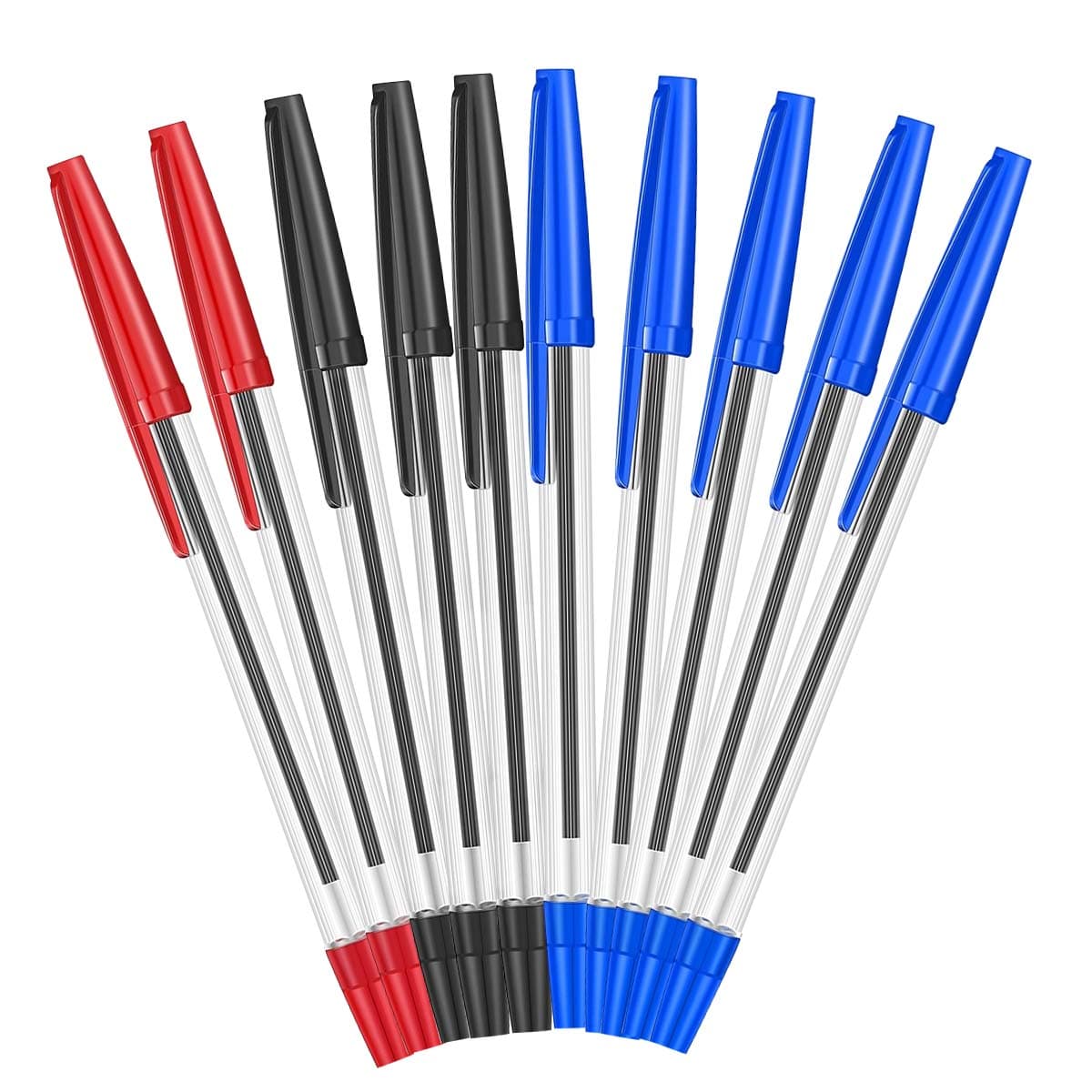 Erä 10 Kuulakynää 3 Väriä Ohut Kärki