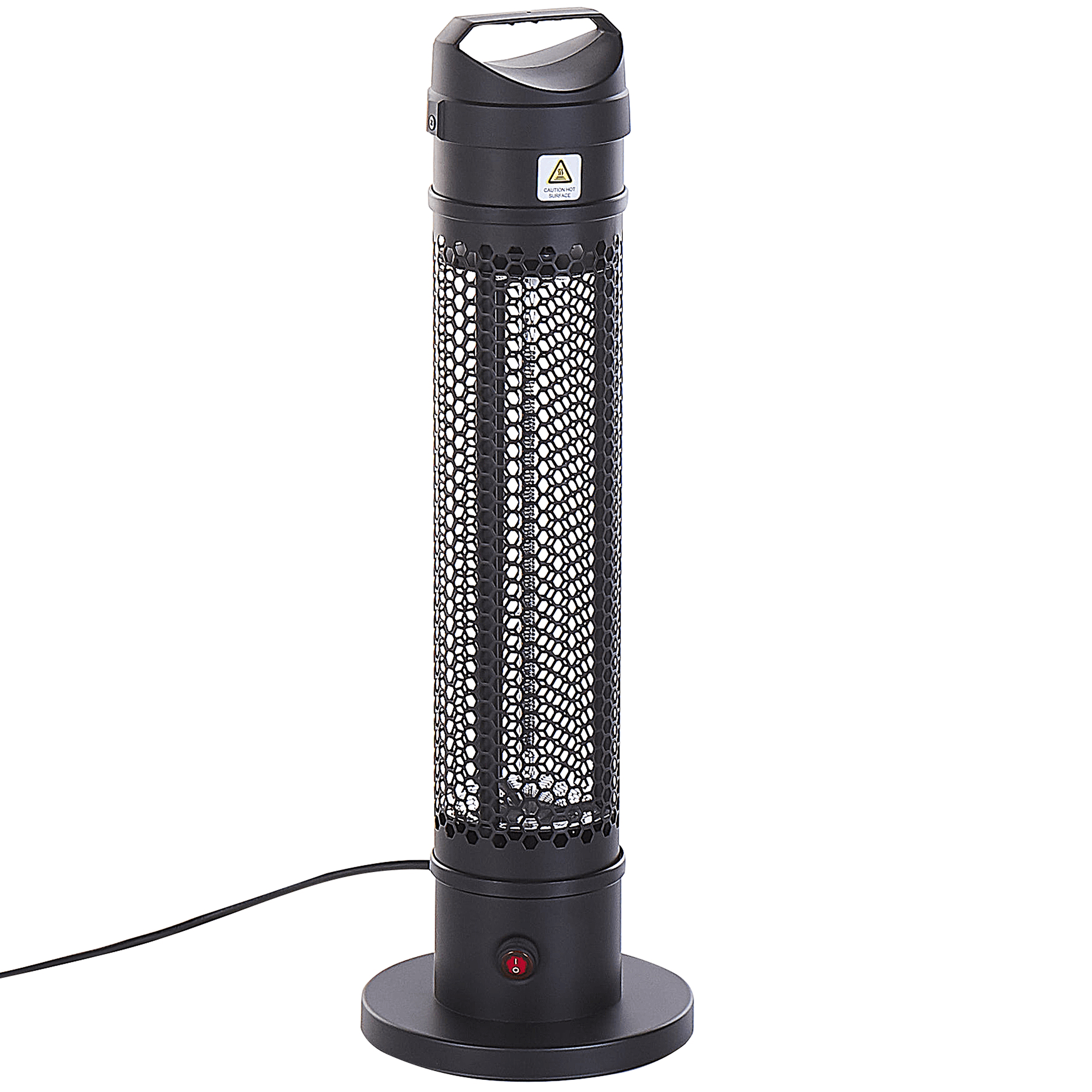 Vapaasti seisova infrapuna-terassilämmitin KRAKATOA 1000 W Musta