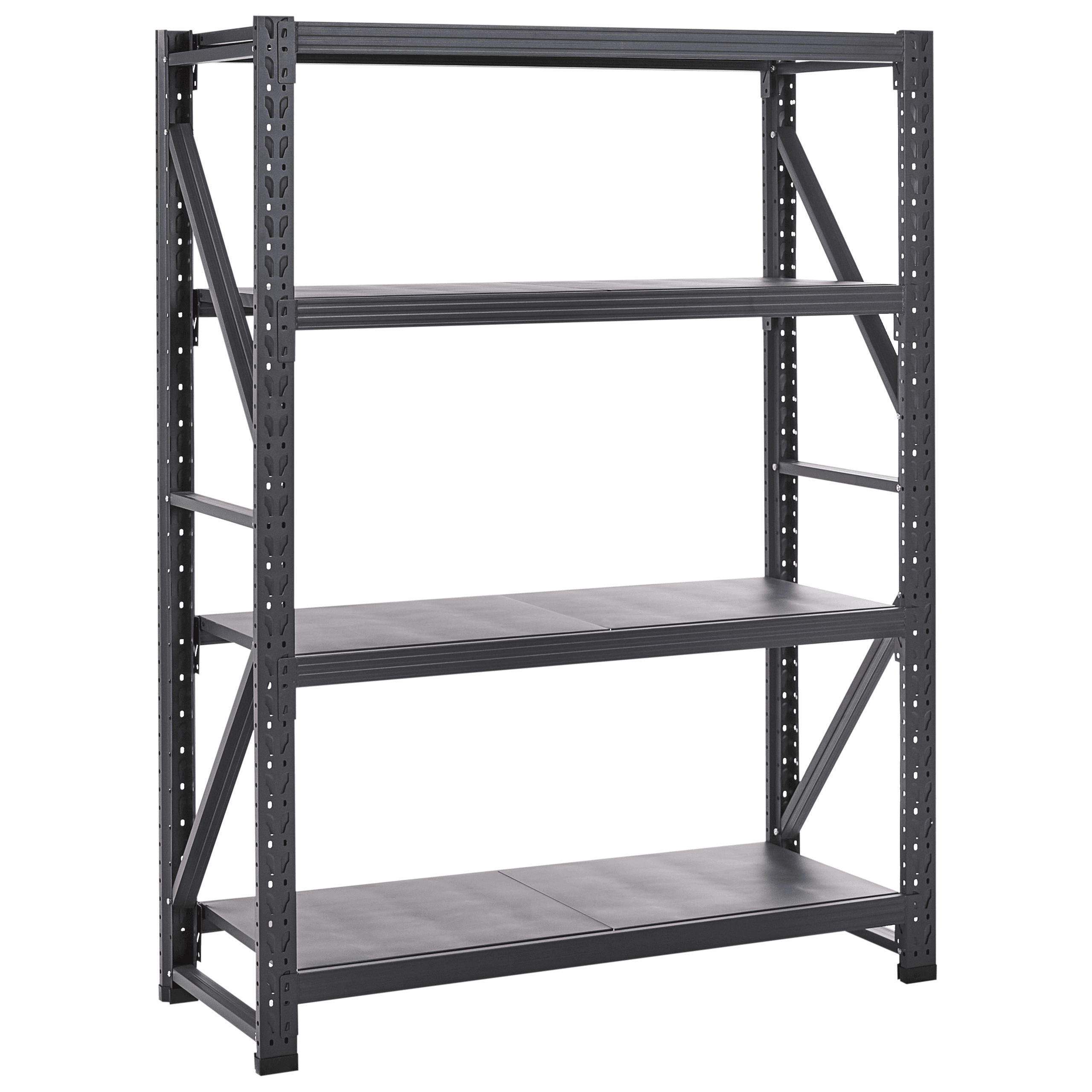 Varastohylly FIUGGI metalli 150 cm 60 cm Musta