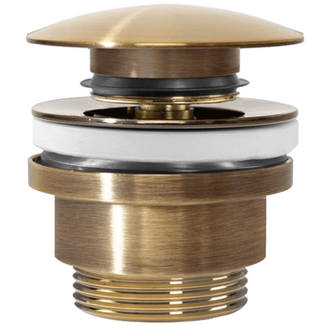 REA pesualtaan tulppa Click-clack 6,4 vanha kulta, 6,4X6,4X13CM