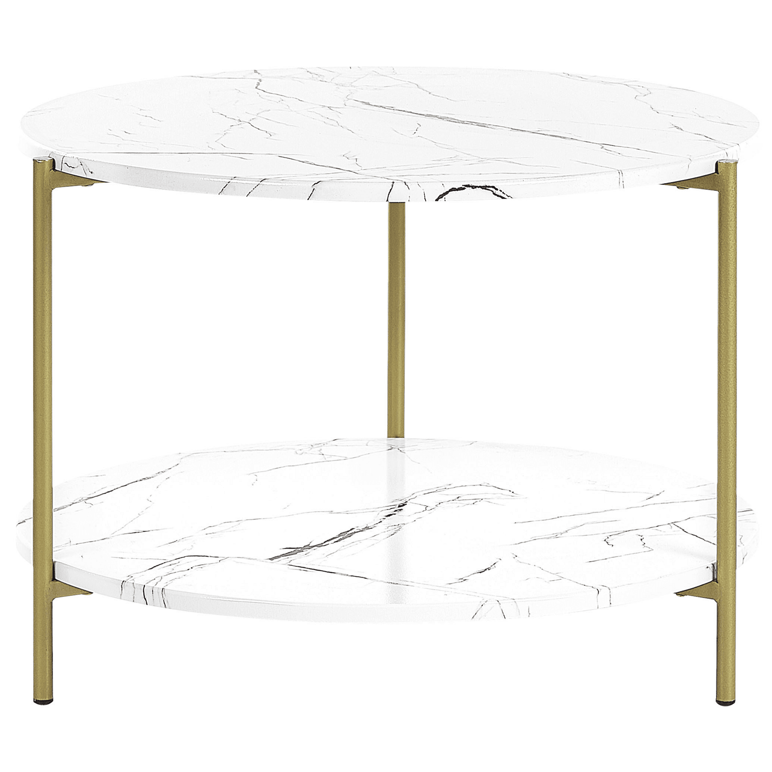 Sohvapöytä REVA Valkoinen marmorikuvio