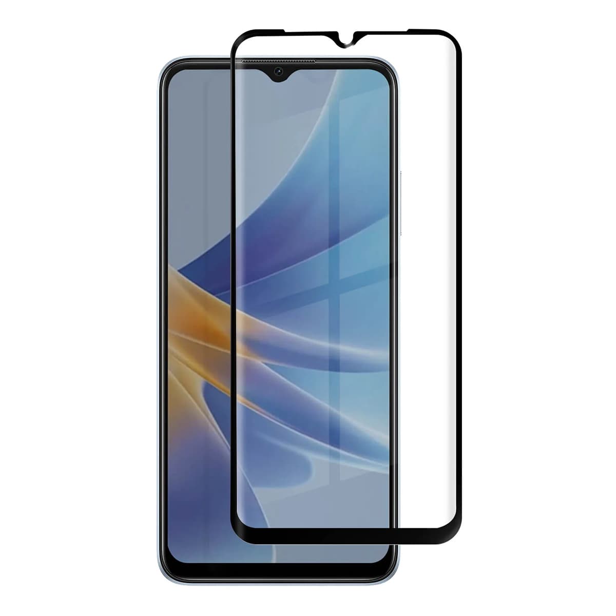 2. karkaistu lasinen näytönsuoja5D Oppo A17 Ultra kestävä