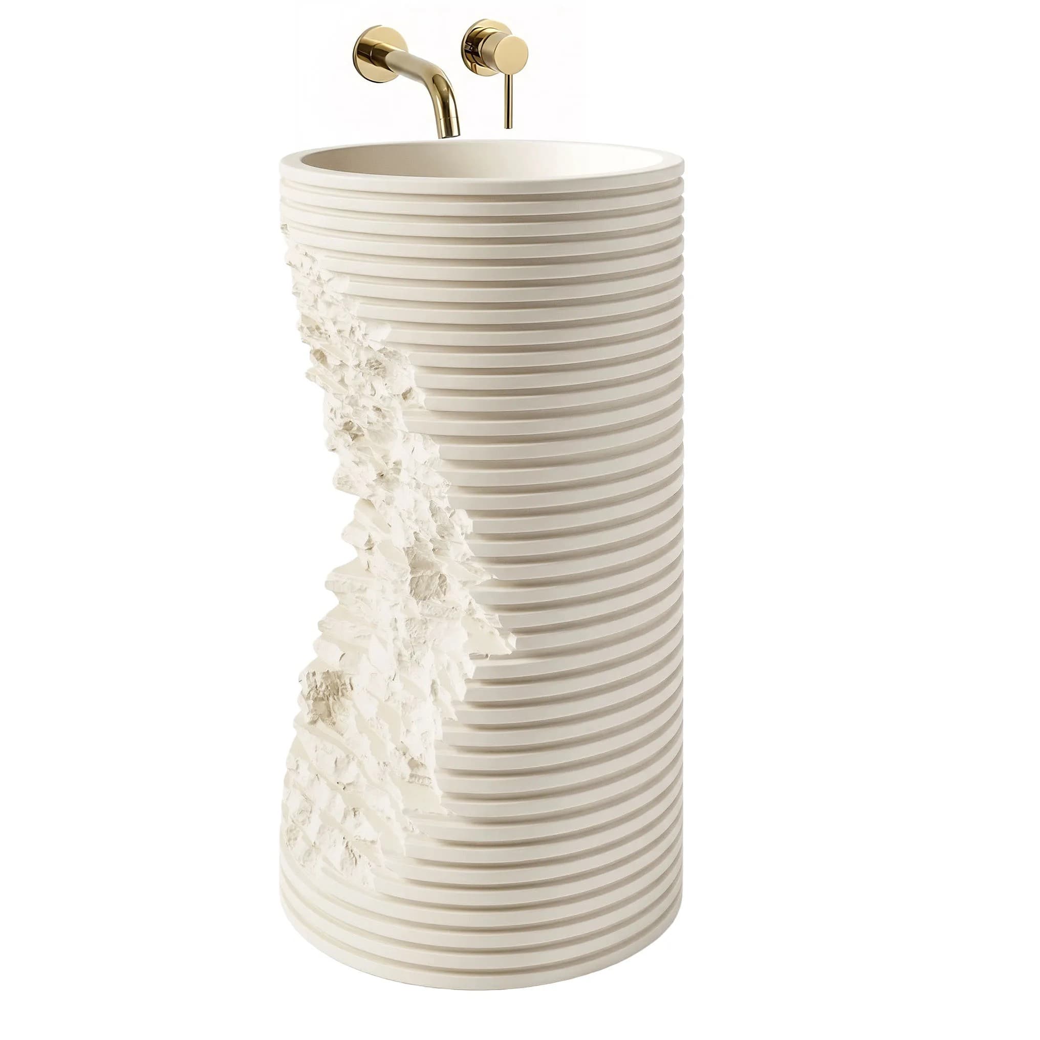 REA Malja-allas Traverna Round Beige, 41X41X86CM
