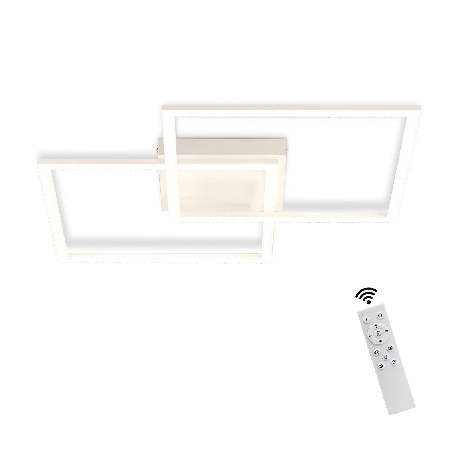 NETTLIFE LED - kattovalaisin, himmennettävä olohuone, moderni muotoilu Kaukosäätimellä 52WKeittiön lamppu, makuuhuone ruokailuhuone Keittiö