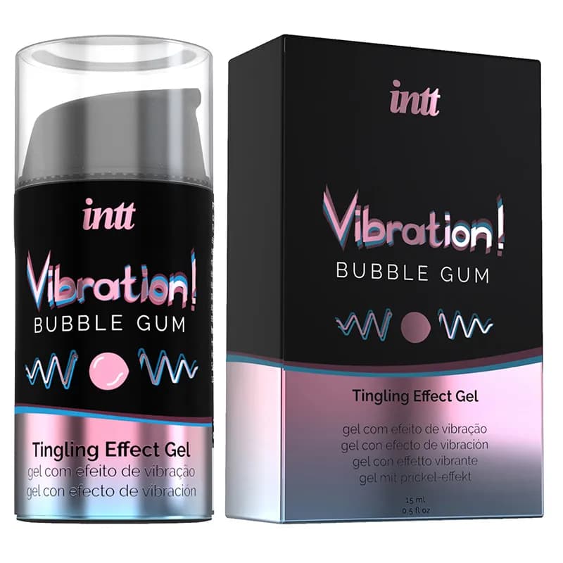 Intt Vibration! Bubbelgum Tingling effect Gel 15 ml